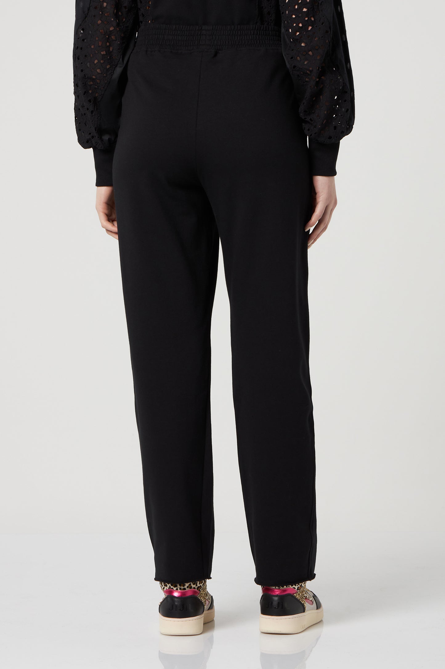 JIJIL Pantalone Tuta Nero