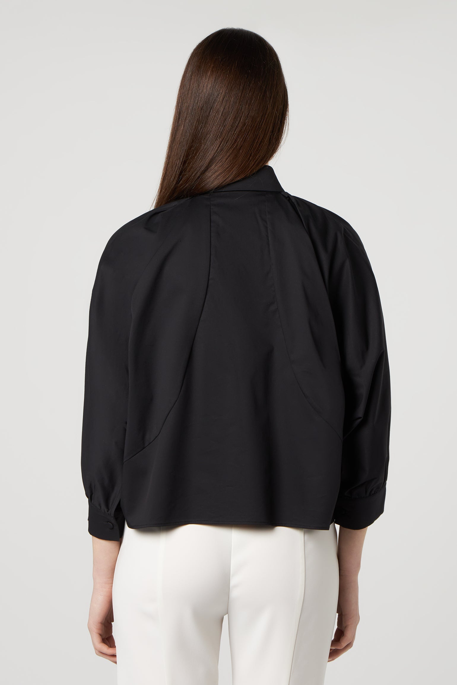 JIJIL Camicia Corta Nera