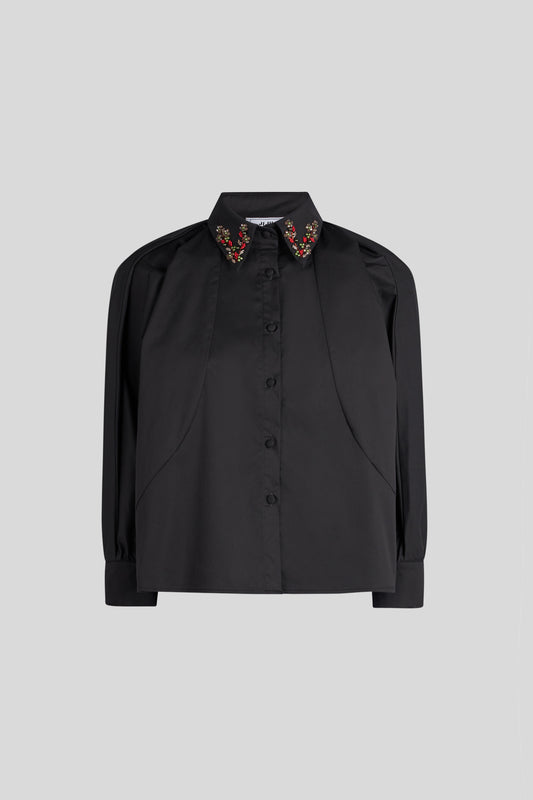 JIJIL Black Short Shirt