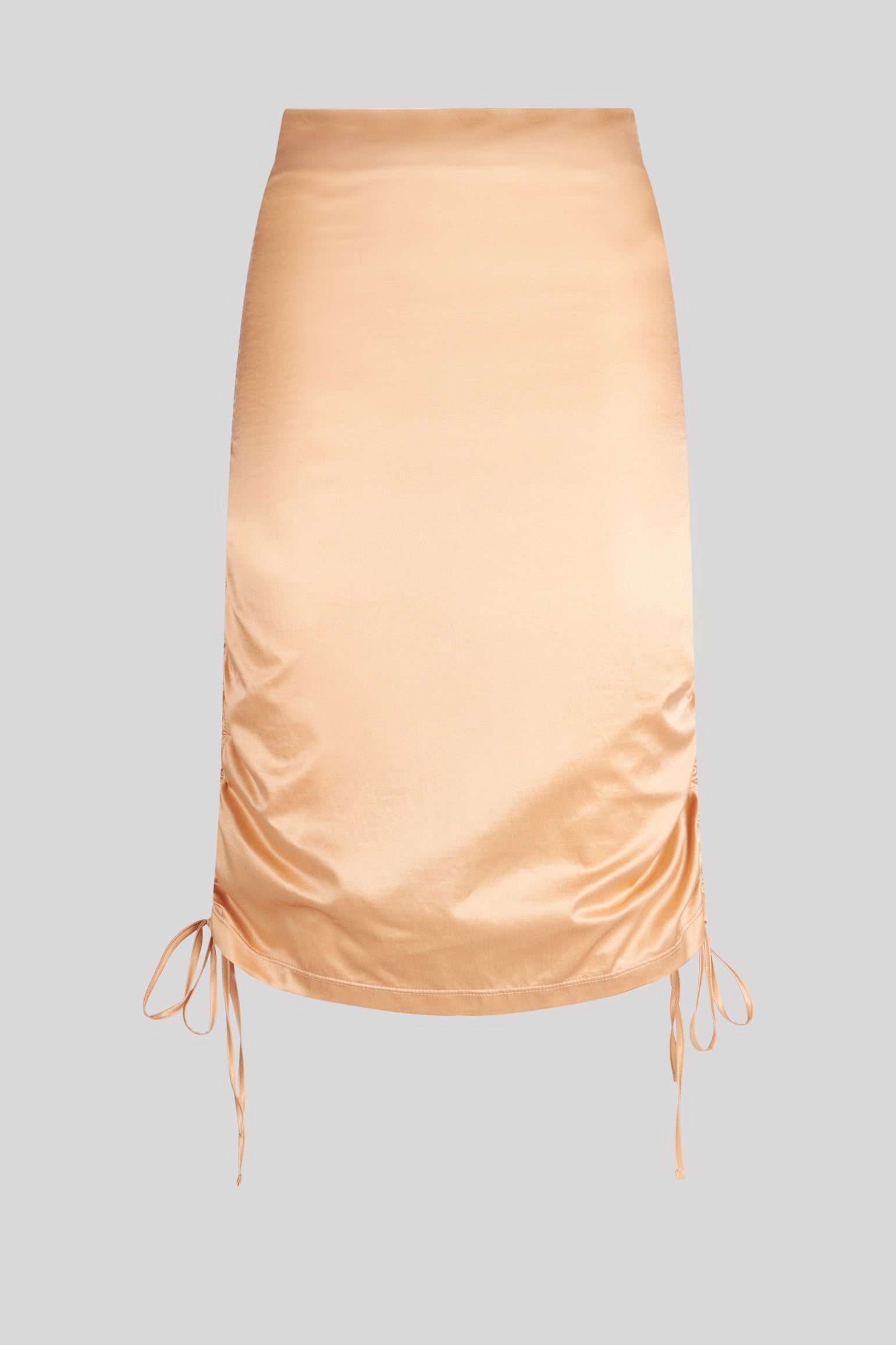 JIJIL Terracotta Satin Skirt