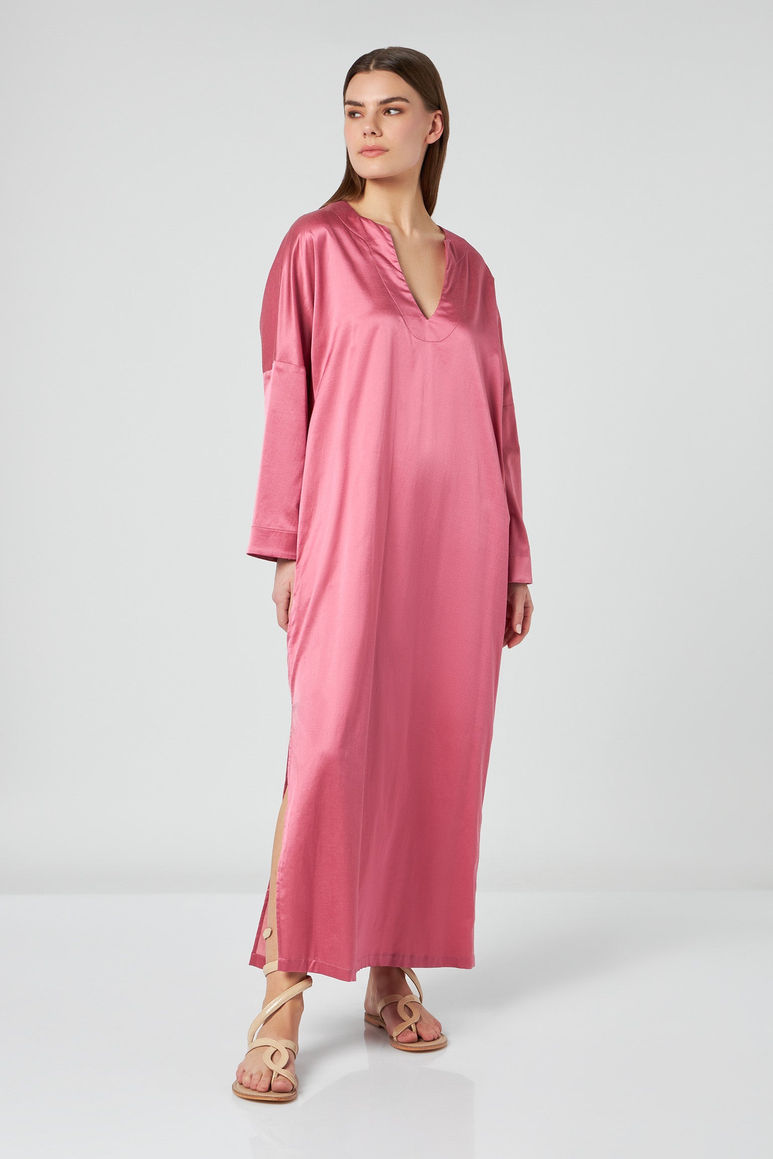 JIJIL Pink Kaftan Barbie Dress