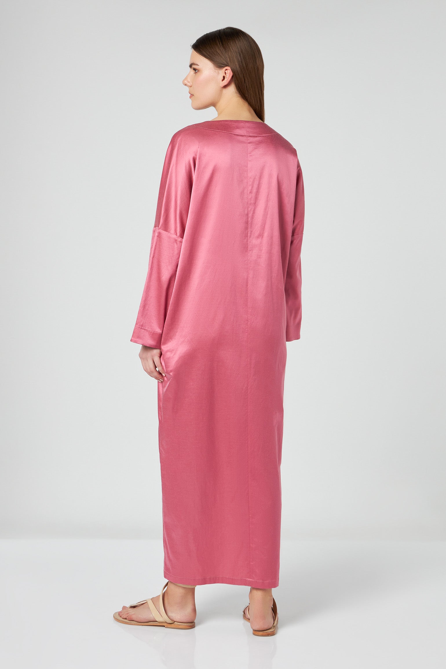 JIJIL Pink Kaftan Barbie Dress