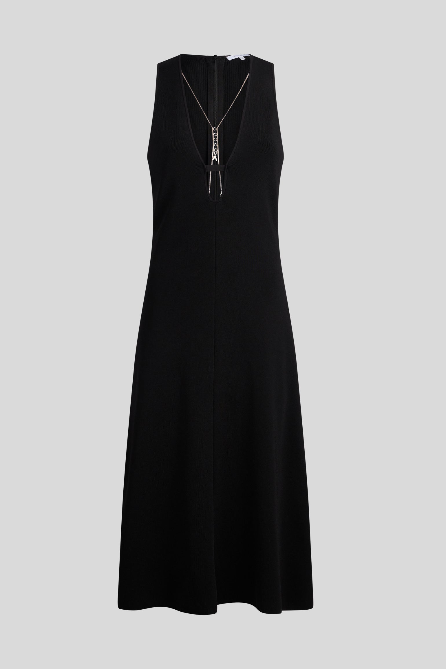 PATRIZIA PEPE Black Dress with Deep Neckline