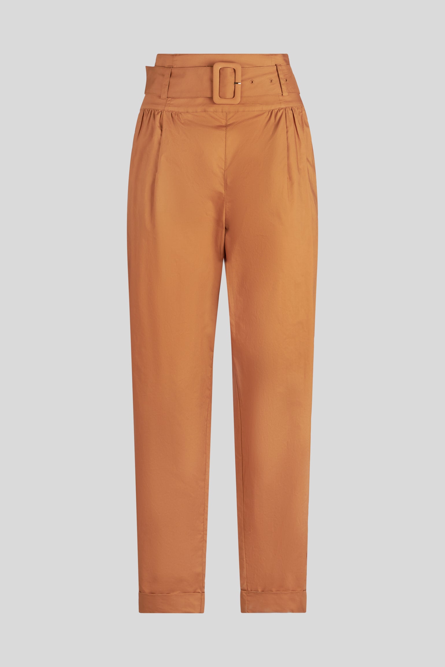 PATRIZIA PEPE Caramel Cotton Trousers