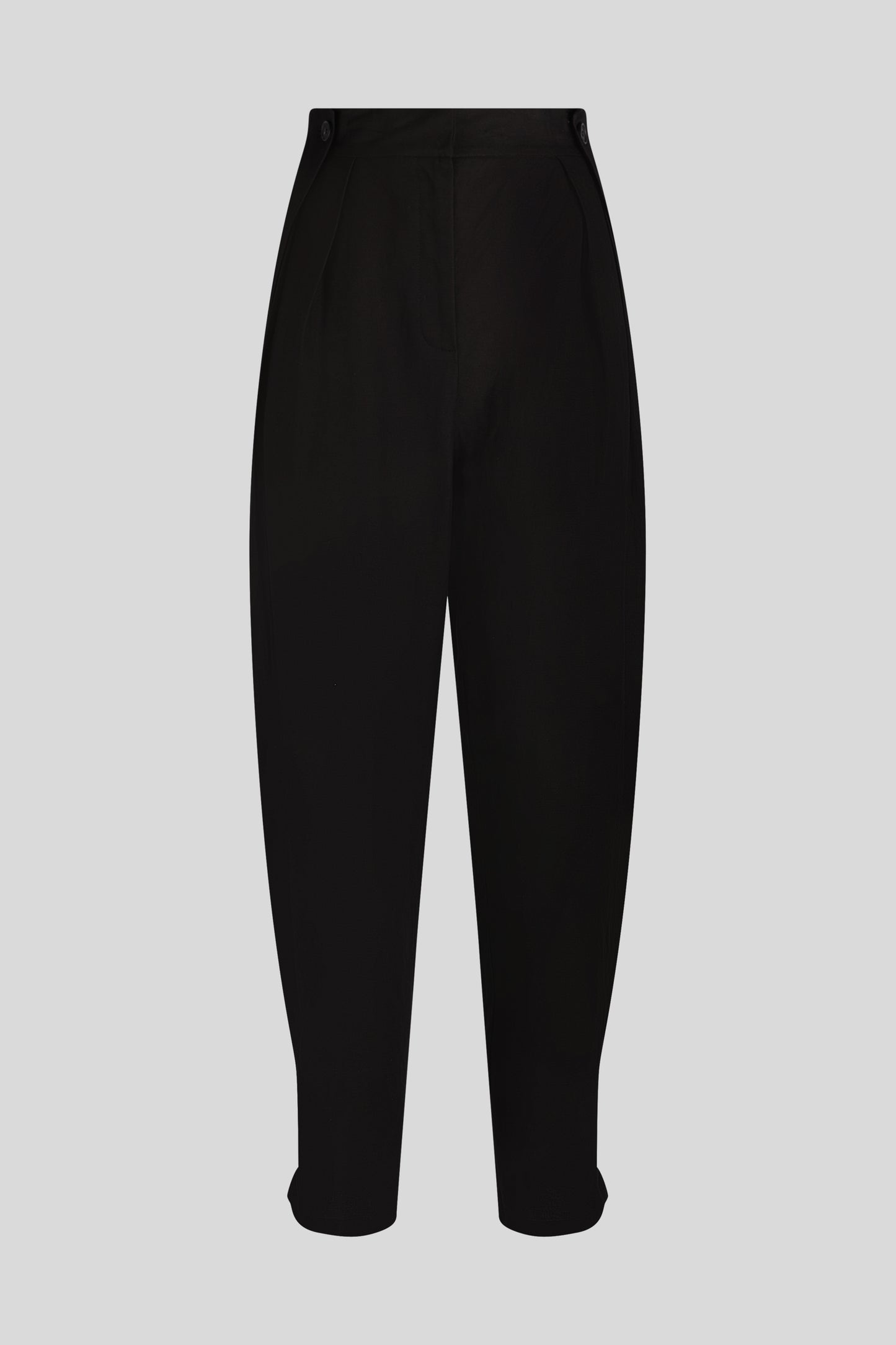 PATRIZIA PEPE Pantalone Misto Lino Nero