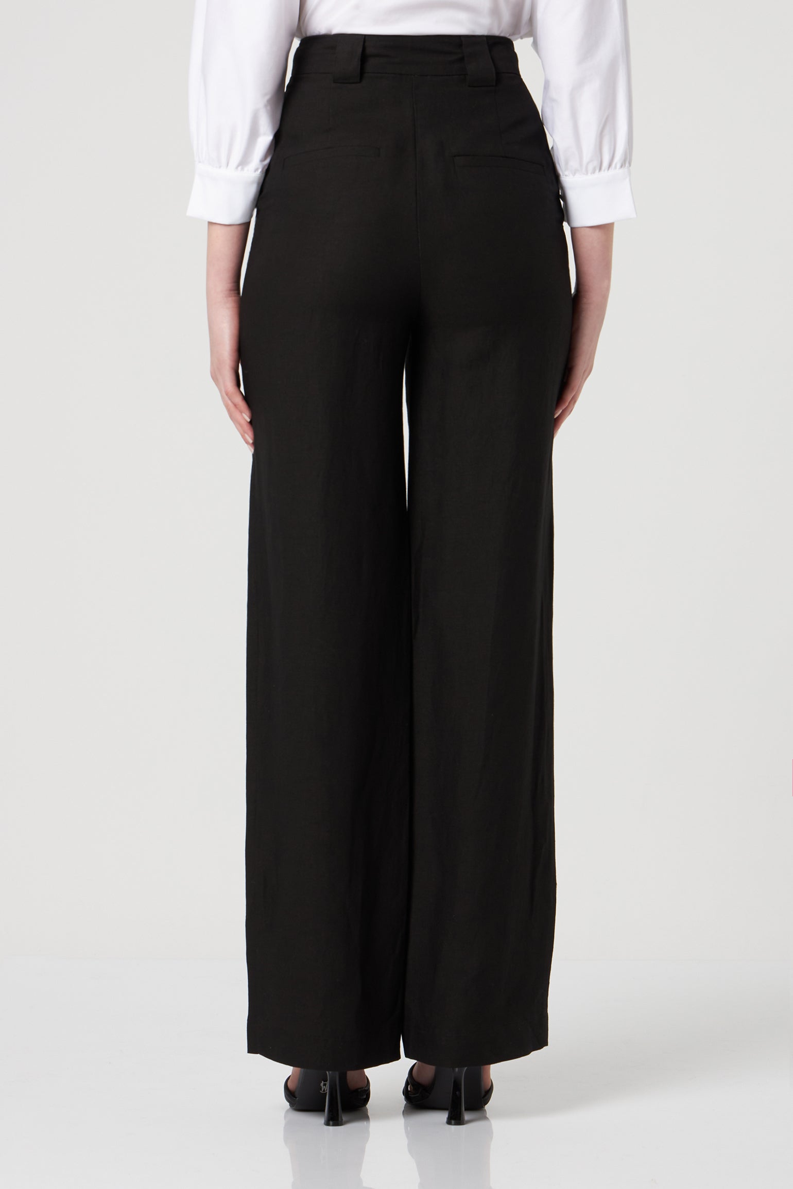 PATRIZIA PEPE Black Palazzo Pants