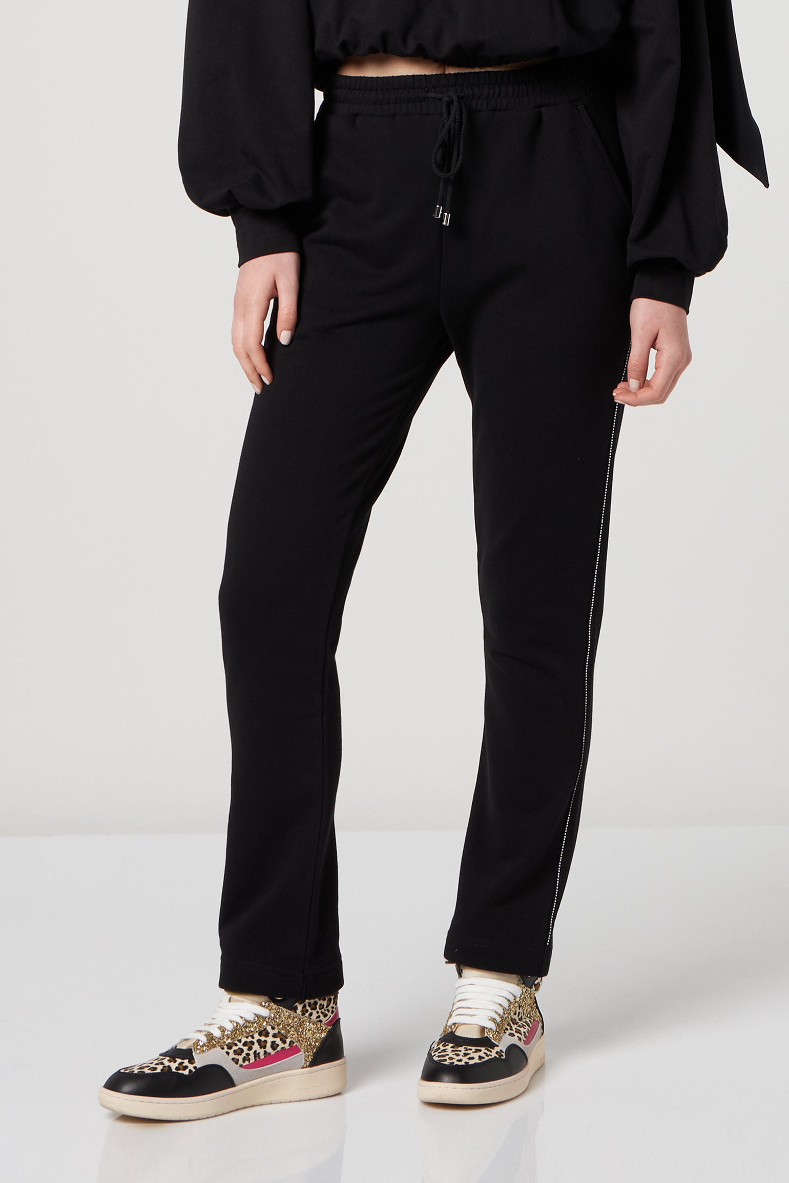 PATRIZIA PEPE Pantalone Sporty Nero