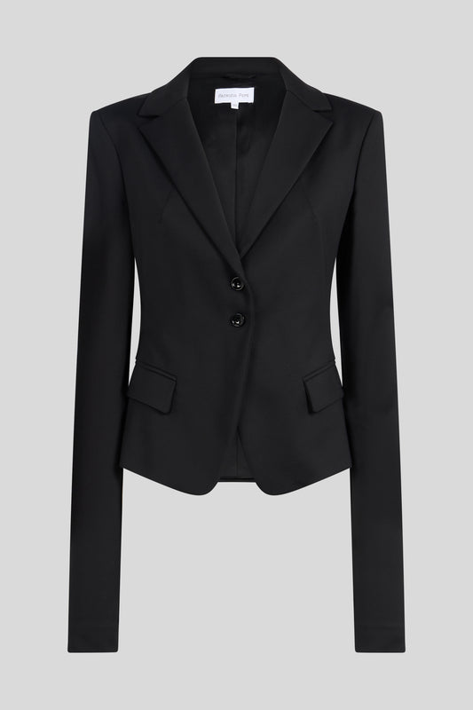 PATRIZIA PEPE Blazer Nero con Manica Lunga