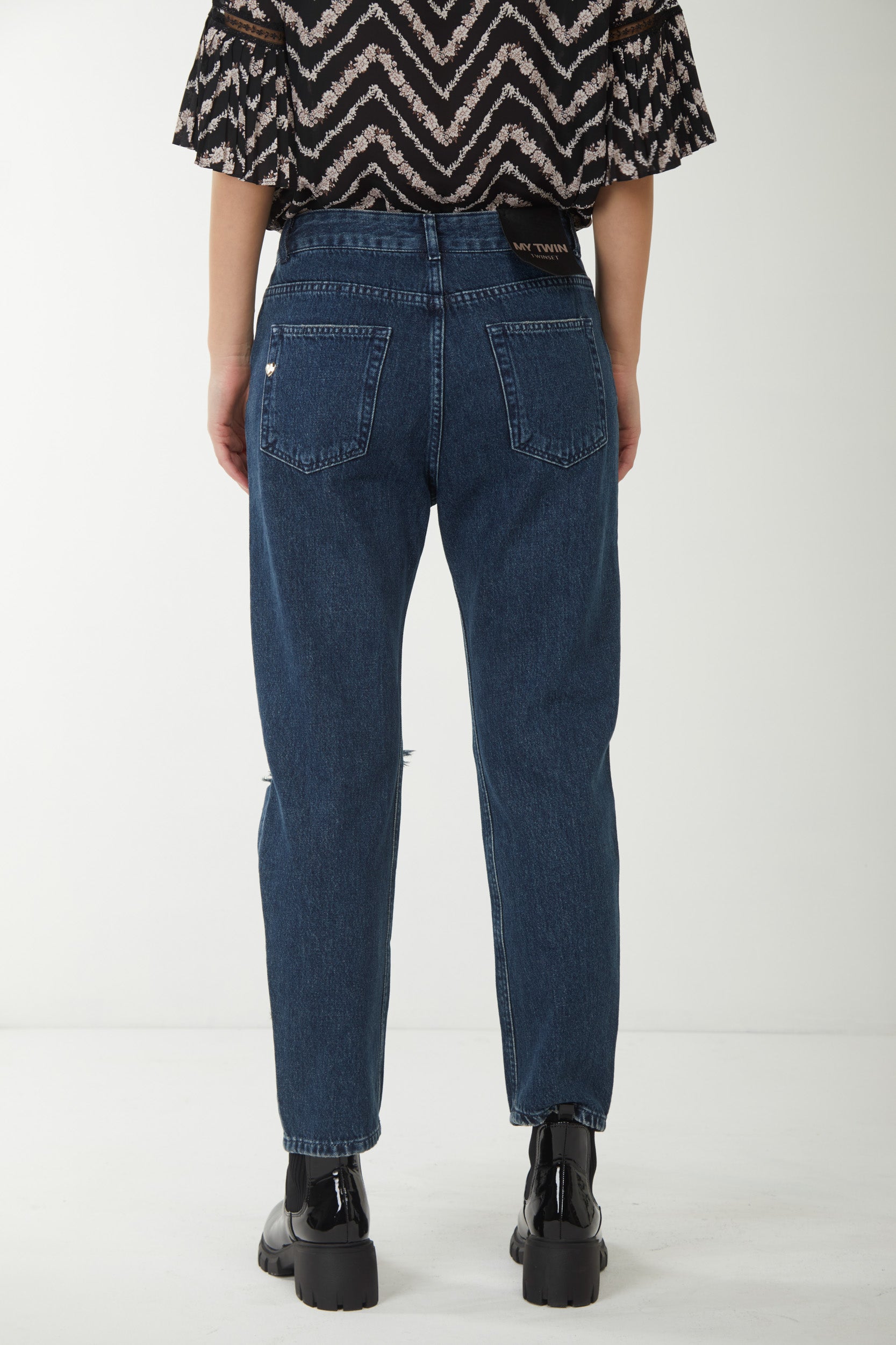 MY TWIN TWINSET Jeans Girlfriend Blu
