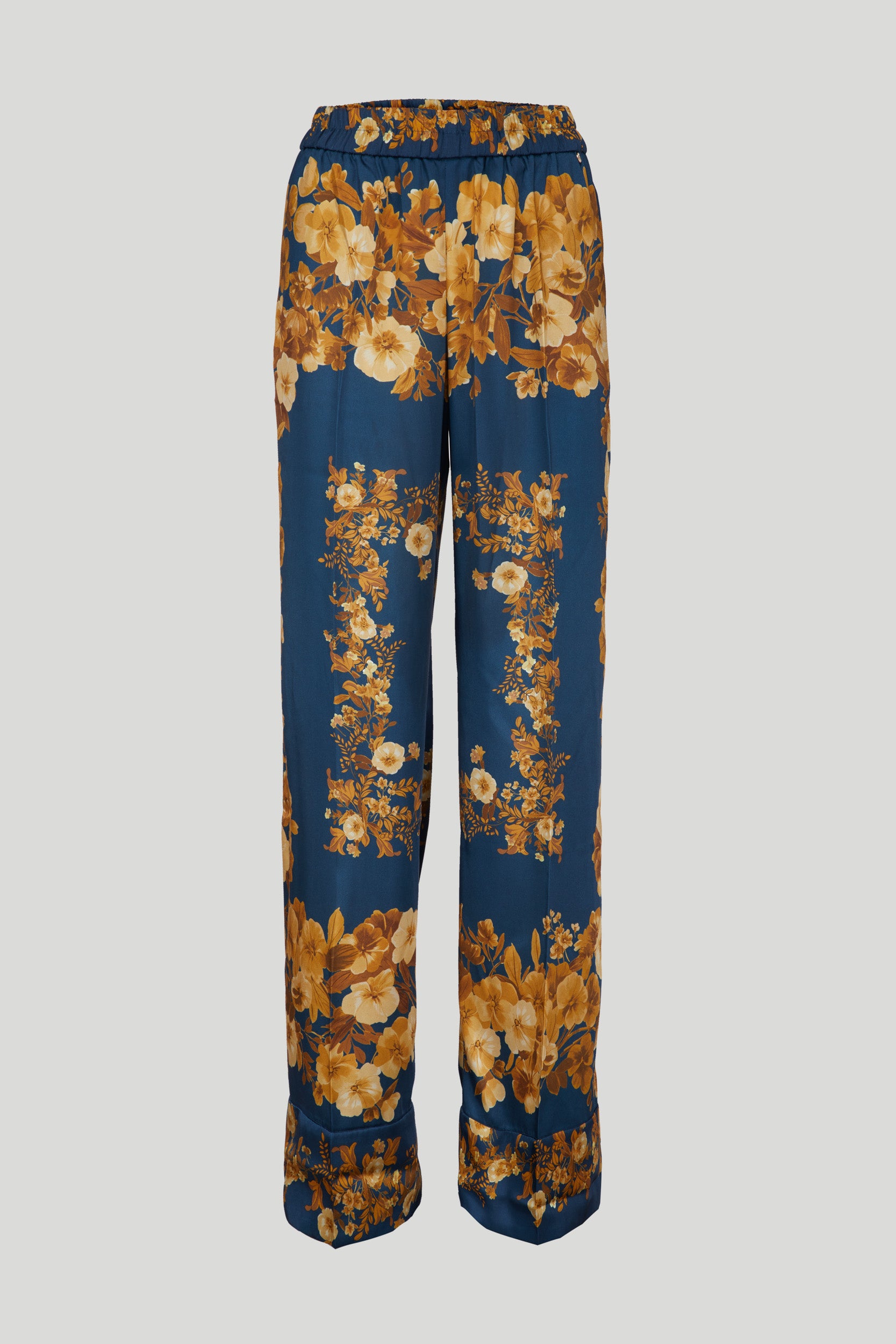 TWINSET Pantalone Stampa Foulard Blu