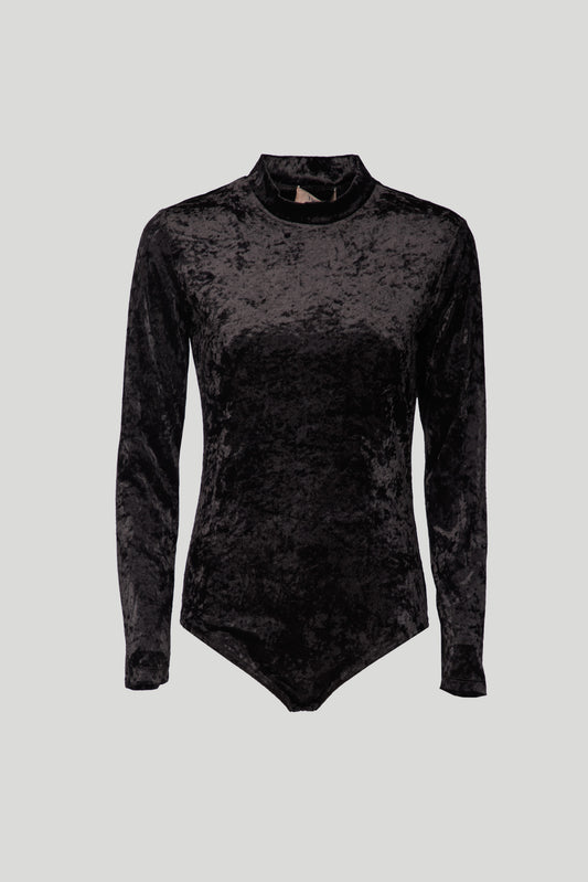 TWINSET Body in Black Velvet