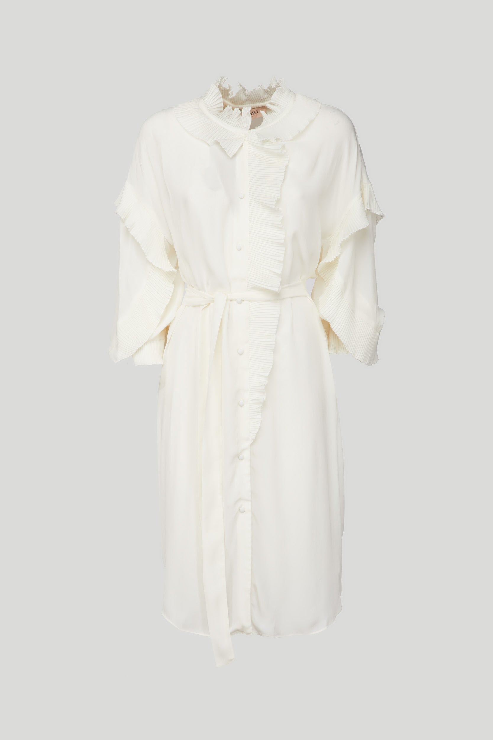 TWINSET White Crêpe de Chine Dress