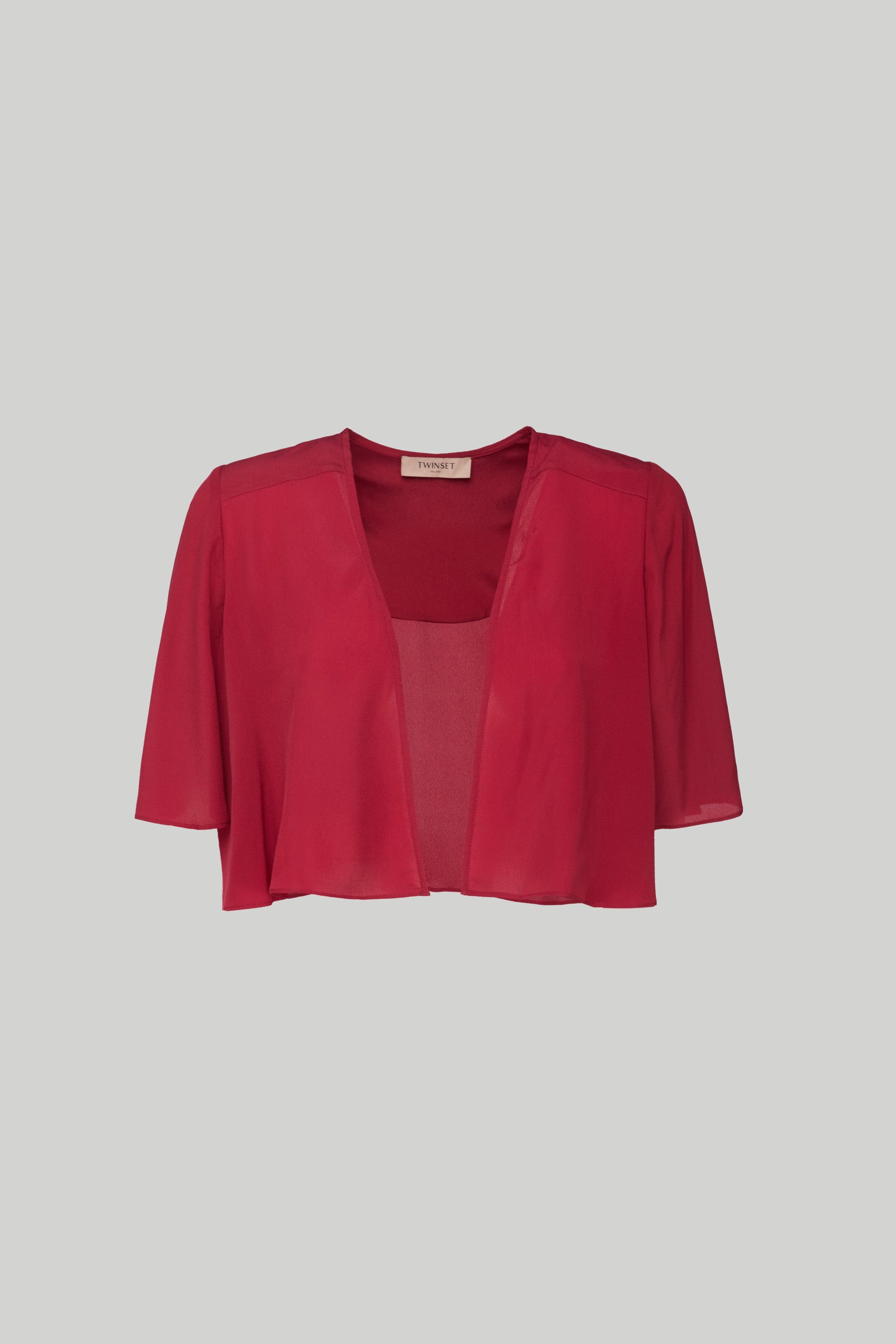 TWINSET Coprispalle Corto Rosso