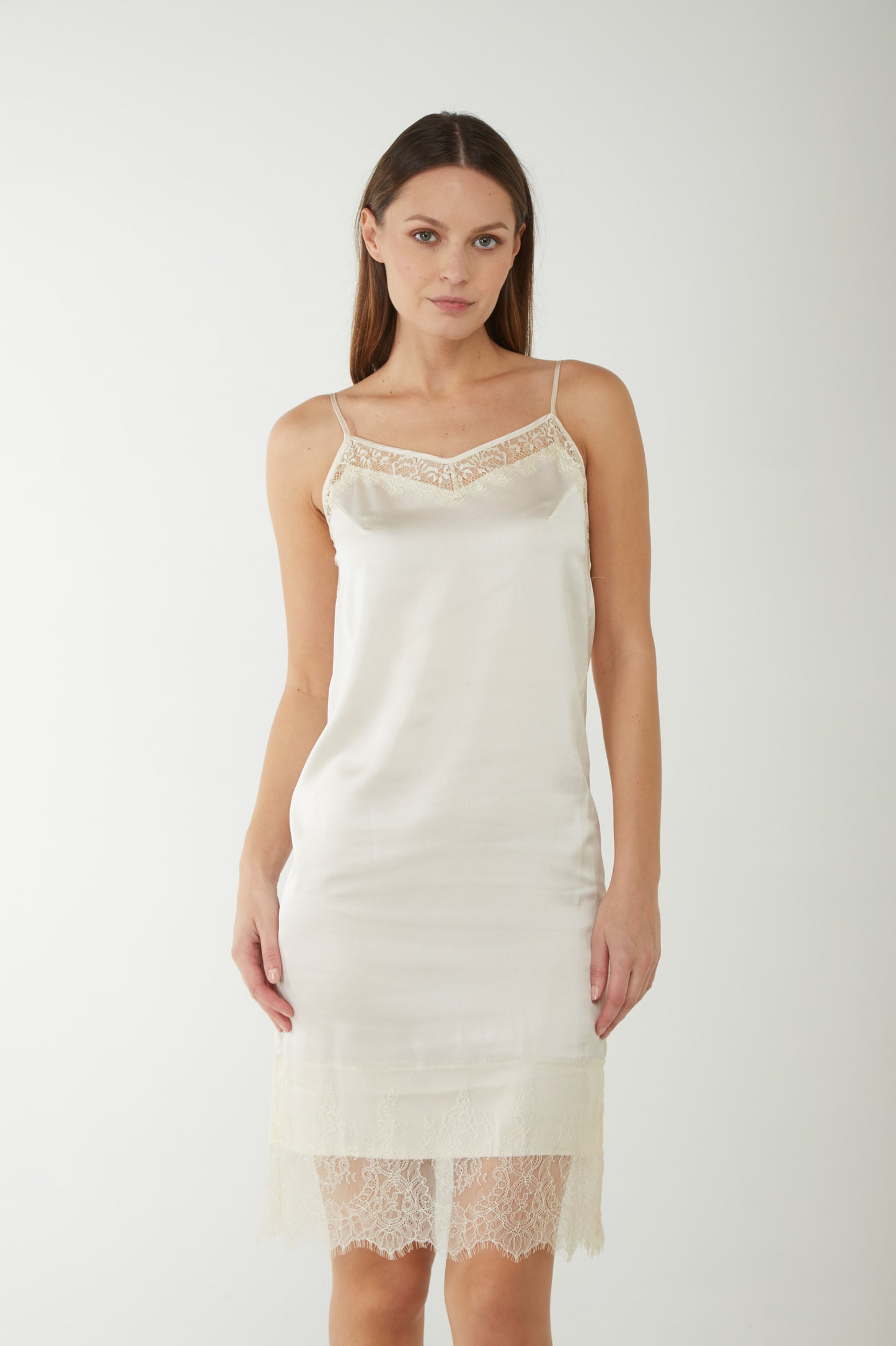 MY TWIN TWINSET Abito Sottoveste Vaniglia