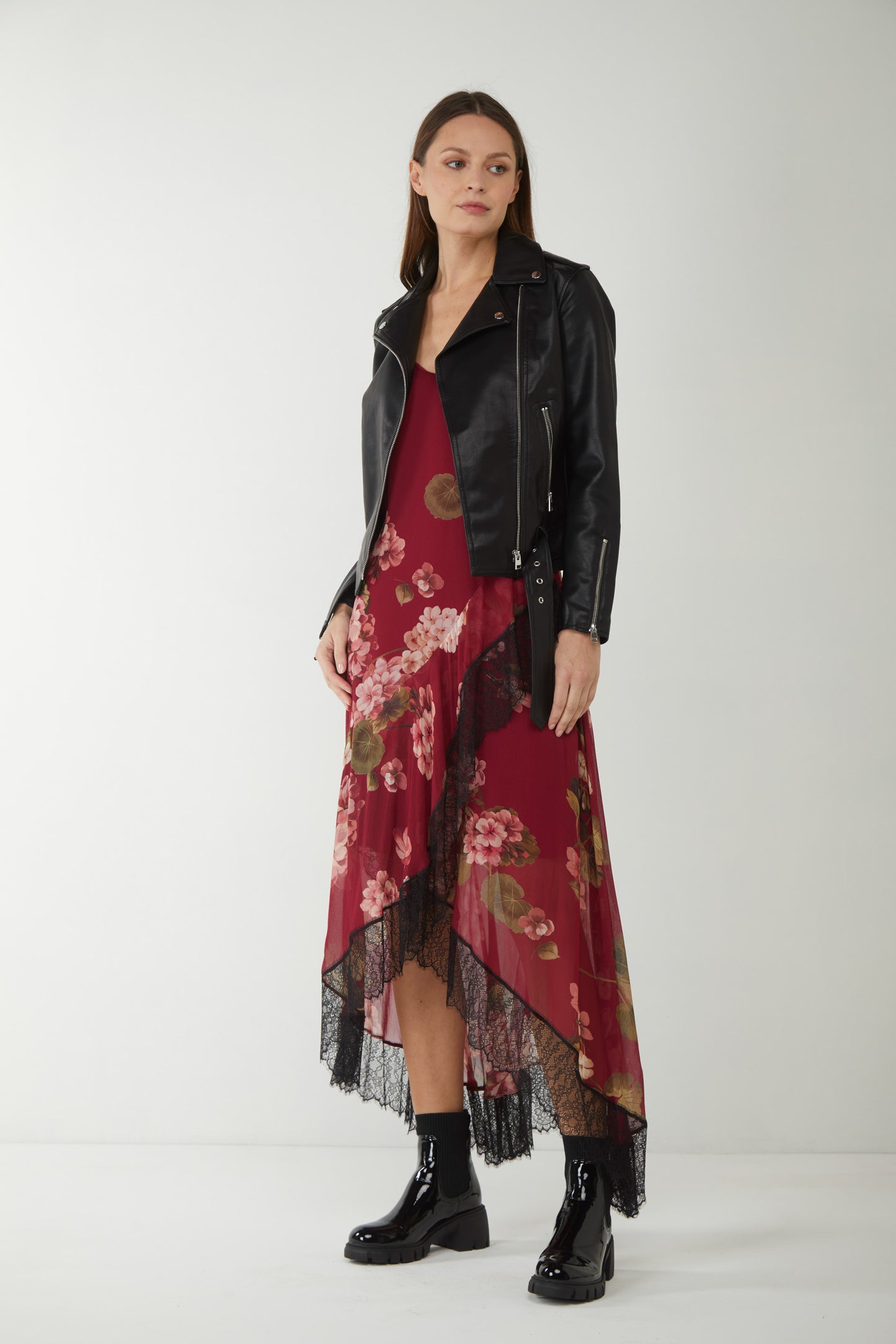TWINSET Chiodo Nero con Borchie