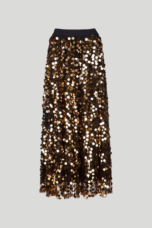 TWINSET Gonna Longuette con Paillettes