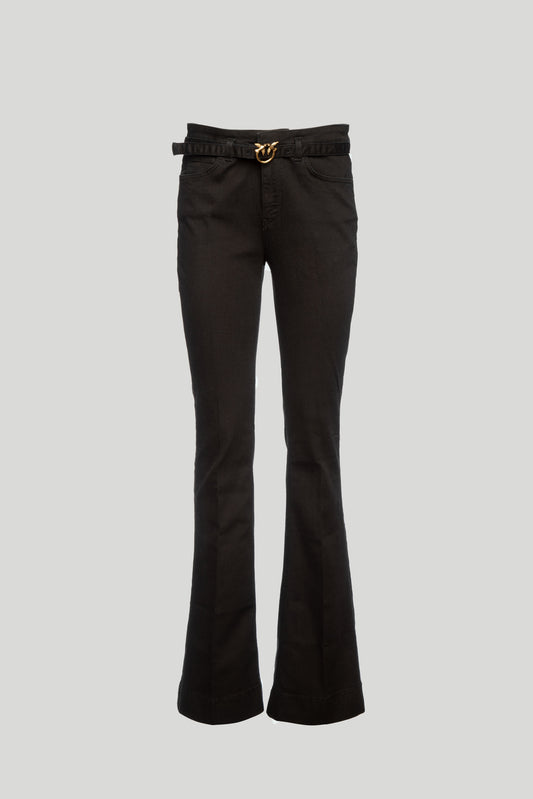 PINKO Black Flared Jeans