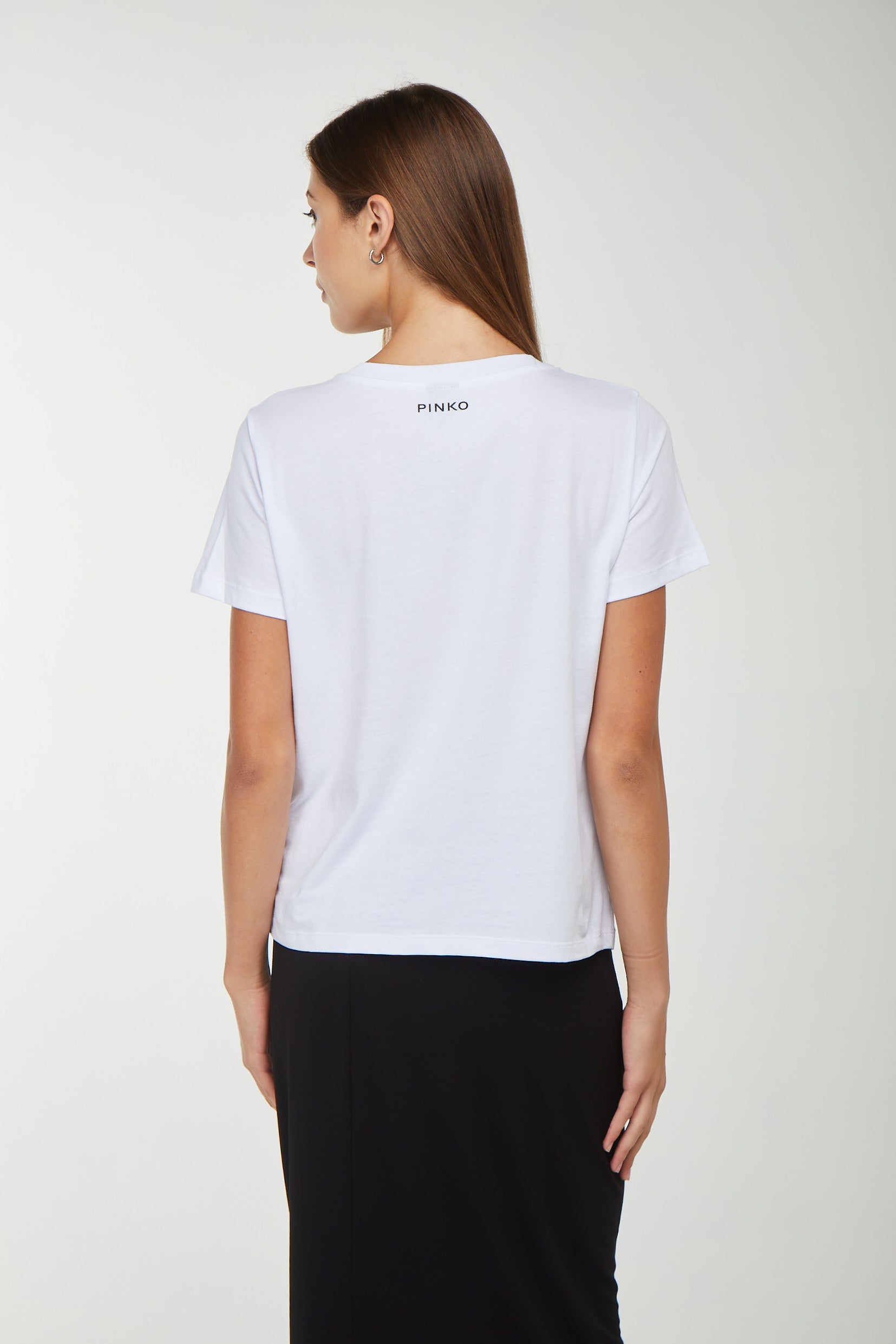 PINKO White T-shirt with Print