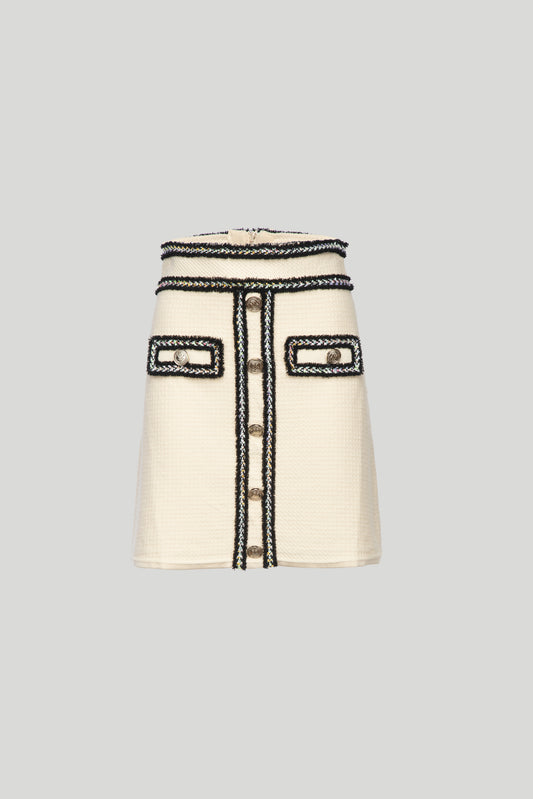 PINKO Gonna a Vita Alta Beige