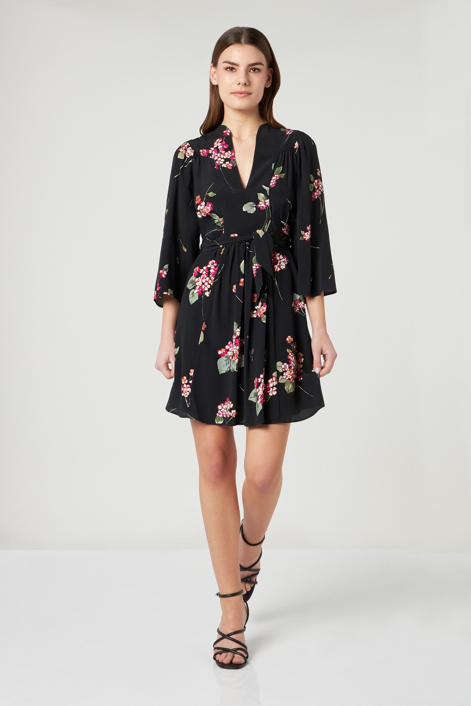 TWINSET Short Dress with Flowers