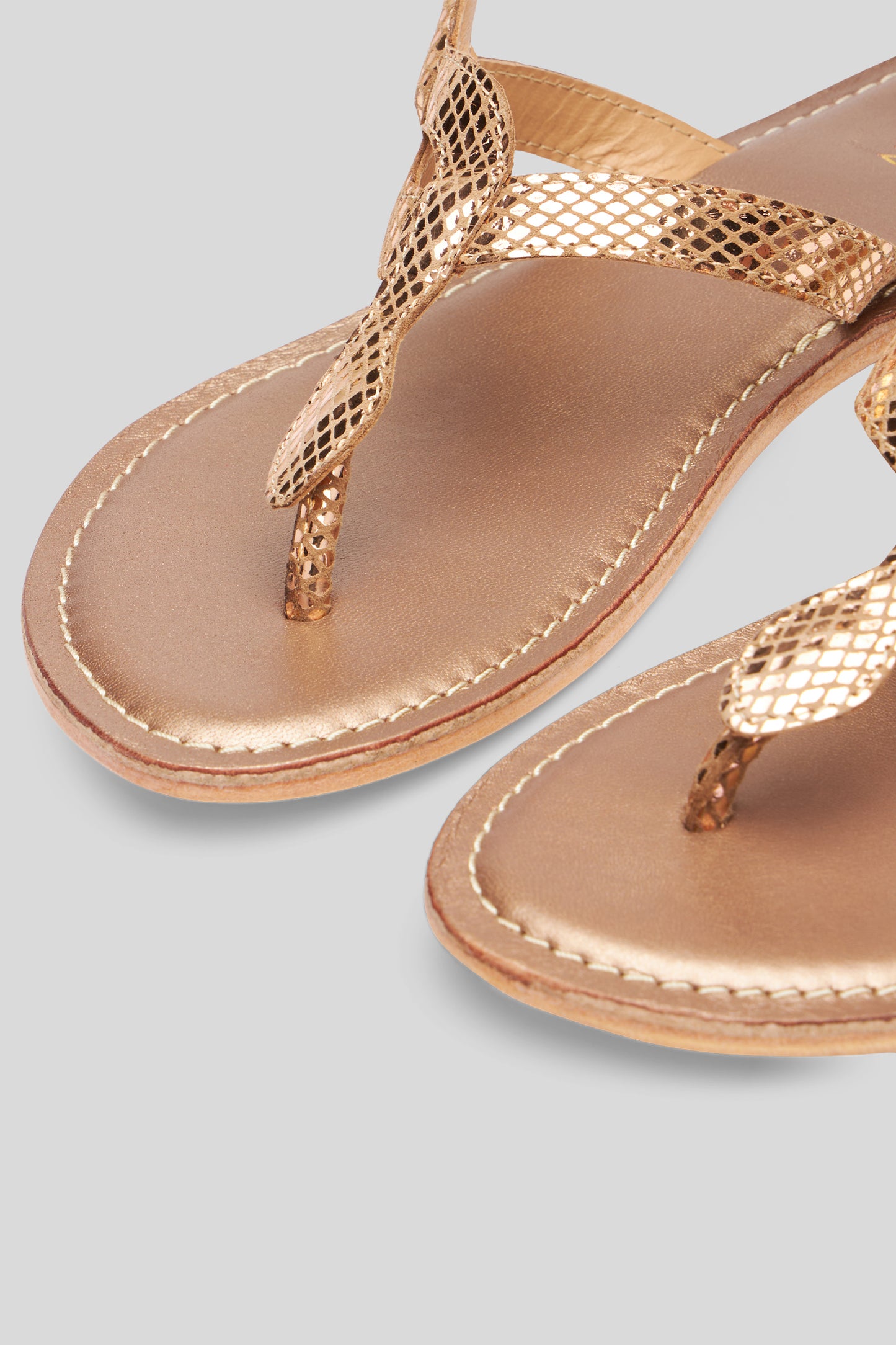 CB FUSION Sandalo Wrap Up in Pelle Laminata Pink Gold