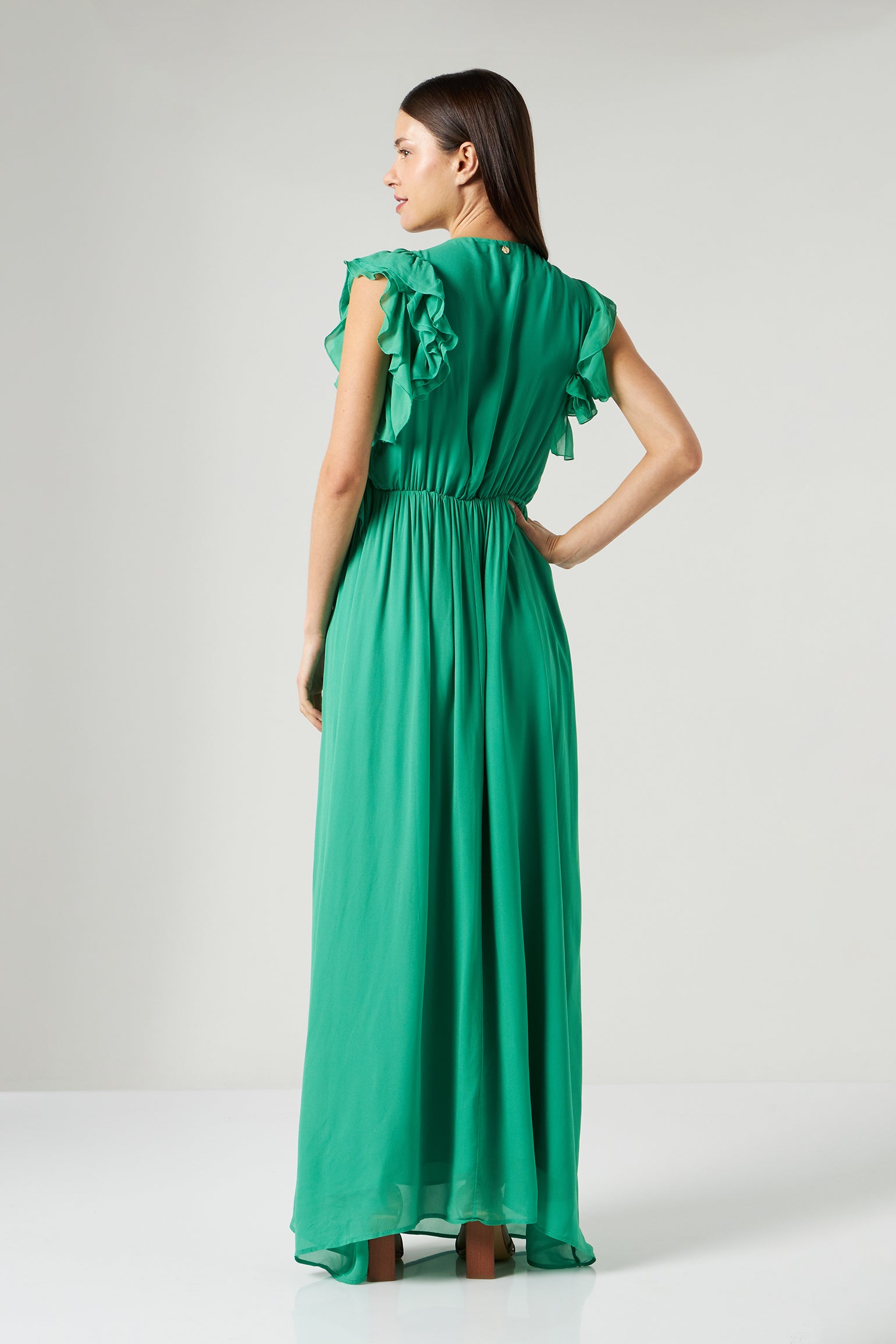 LIU JO Long Emerald Green Dress