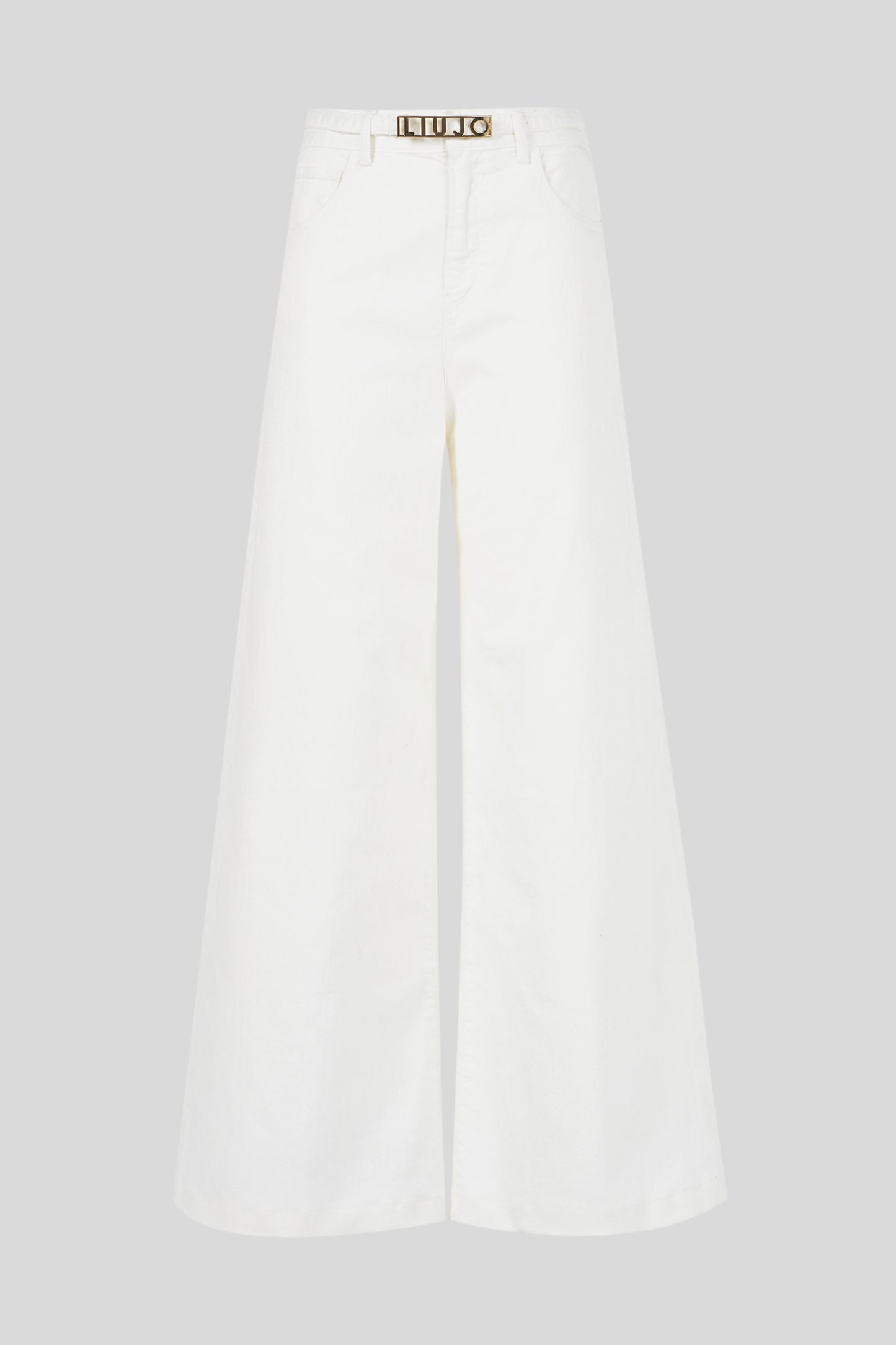 LIU JO Pantaloni Flare Bianchi