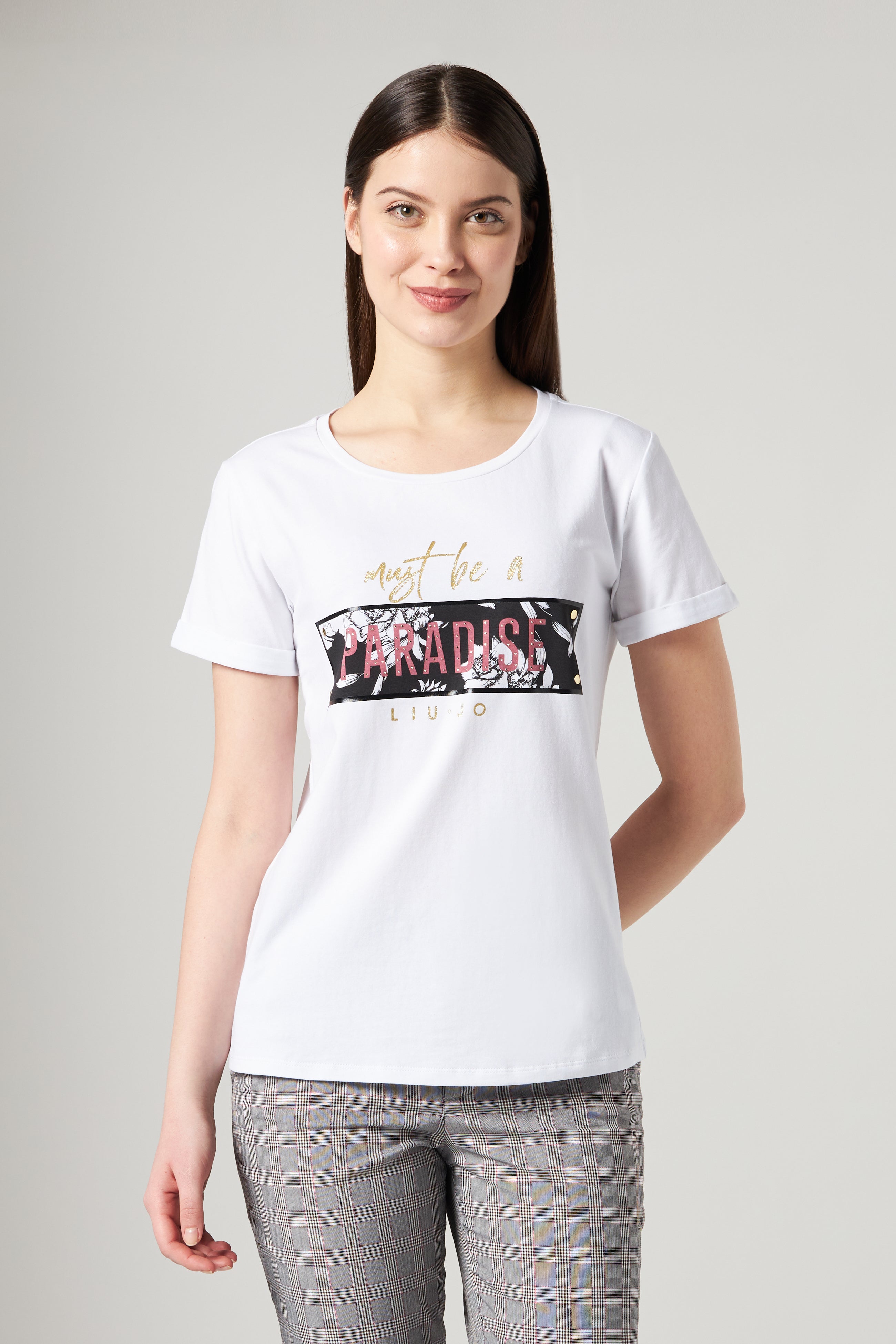 LIU JO T-shirt with M Print