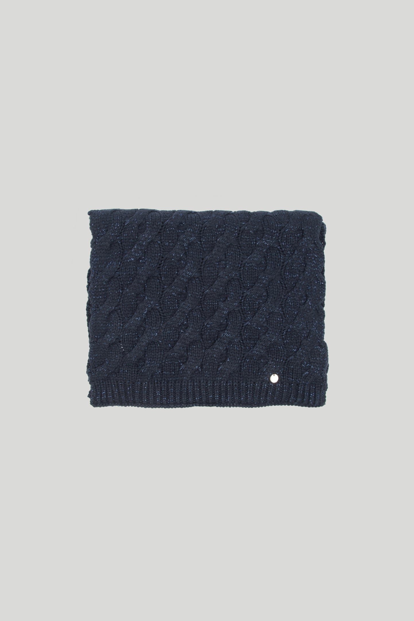 LIU Midnight Blue Knitted Scarf