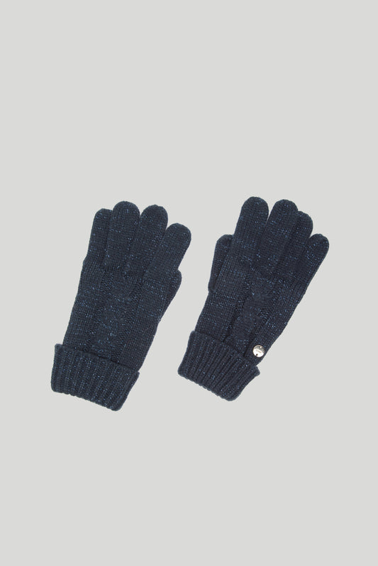LIU JO Midnight Blue Knitted Gloves
