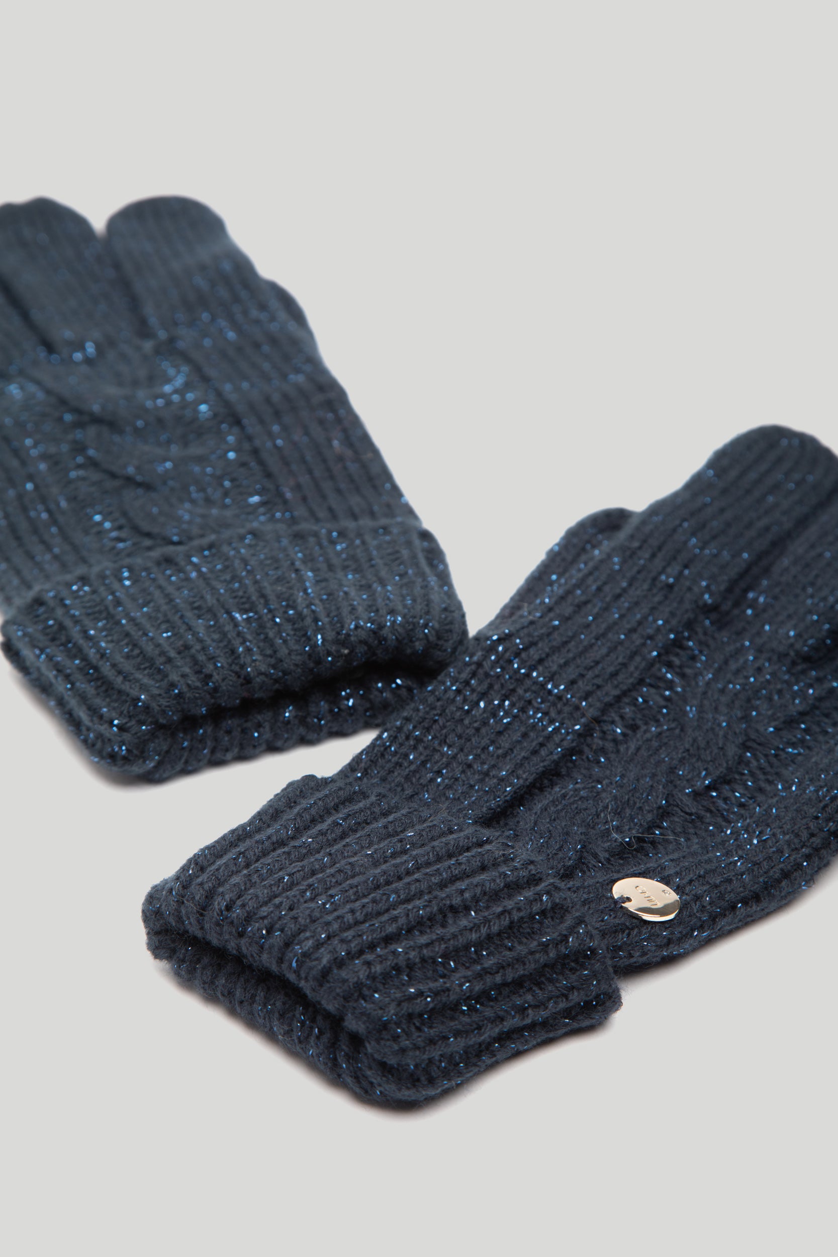 LIU JO Midnight Blue Knitted Gloves