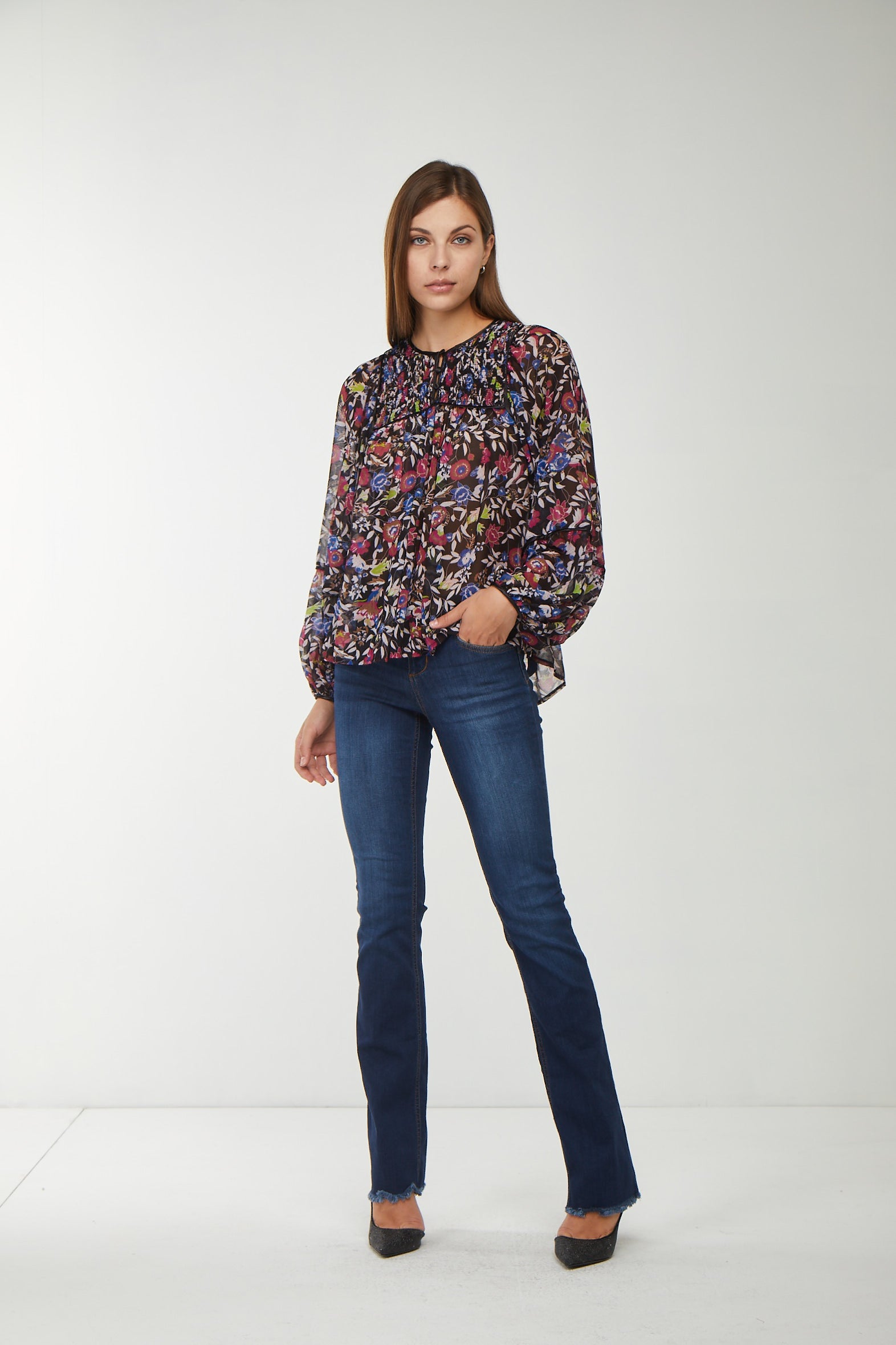 LIU JO Blusa a Fantasia Floreale