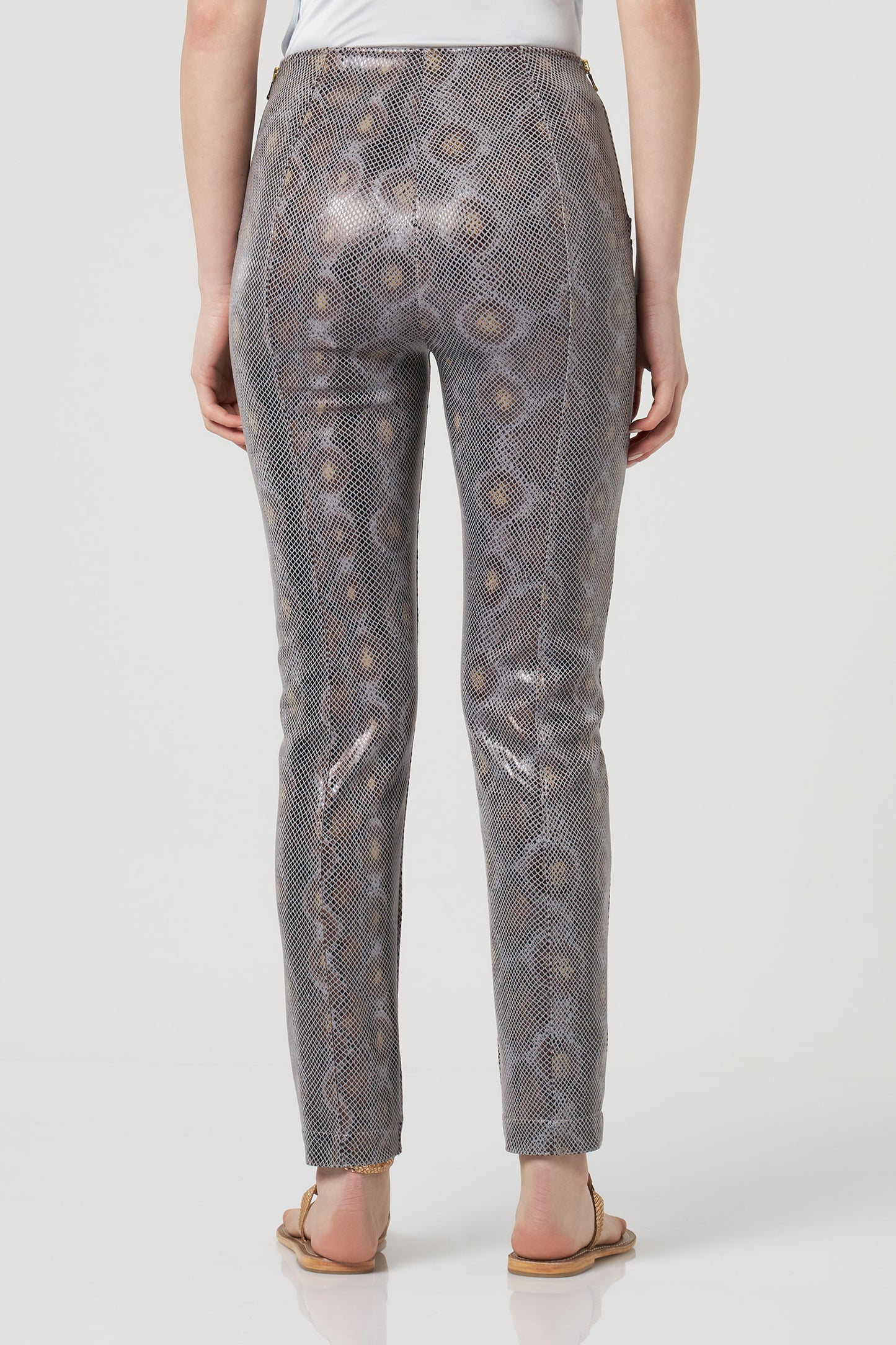 PATRIZIA PEPE Pantalone con Stampa Pitone