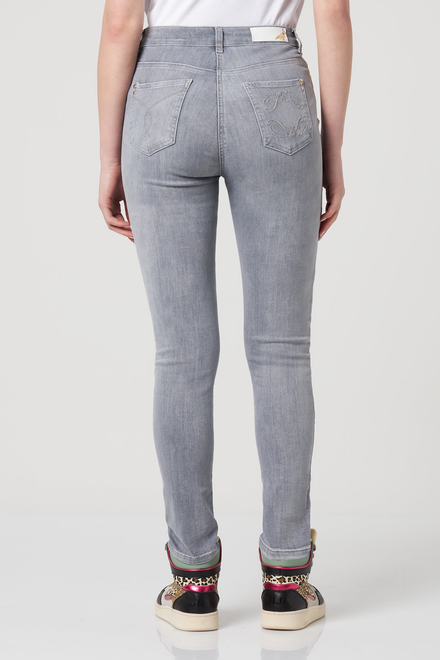 PATRIZIA PEPE Jeans Skinny Grigio