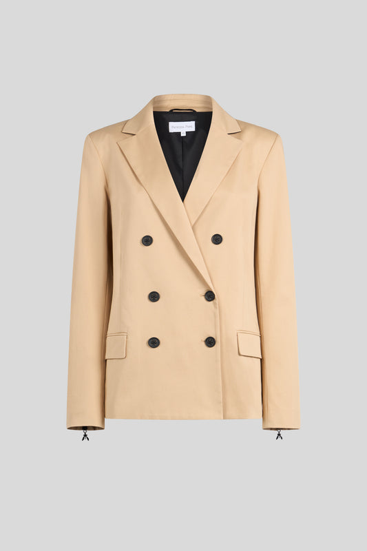 PATRIZIA PEPE Blazer Doppiopetto Cammello
