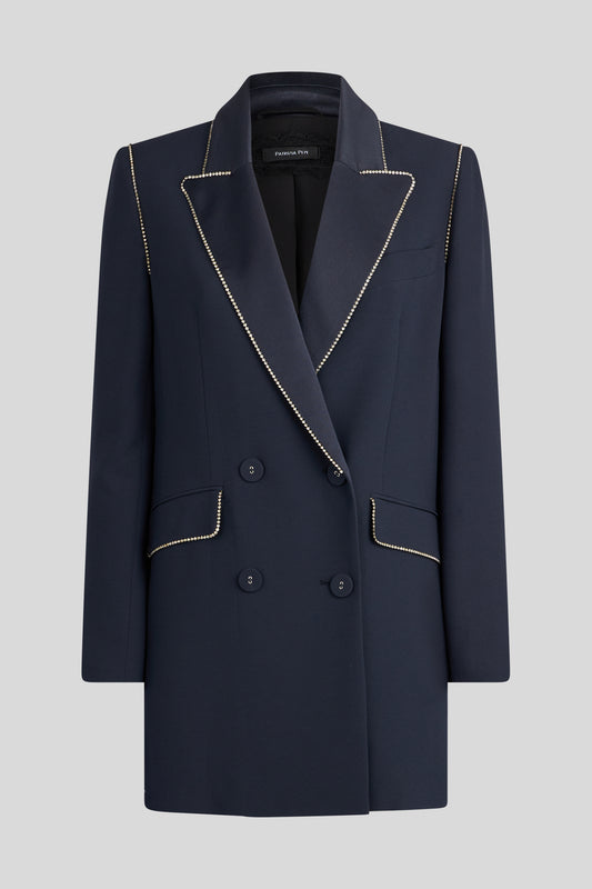 PATRIZIA PEPE Blazer Doppiopetto Blu