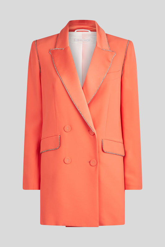 PATRIZIA PEPE Blazer Doppiopetto Corallo