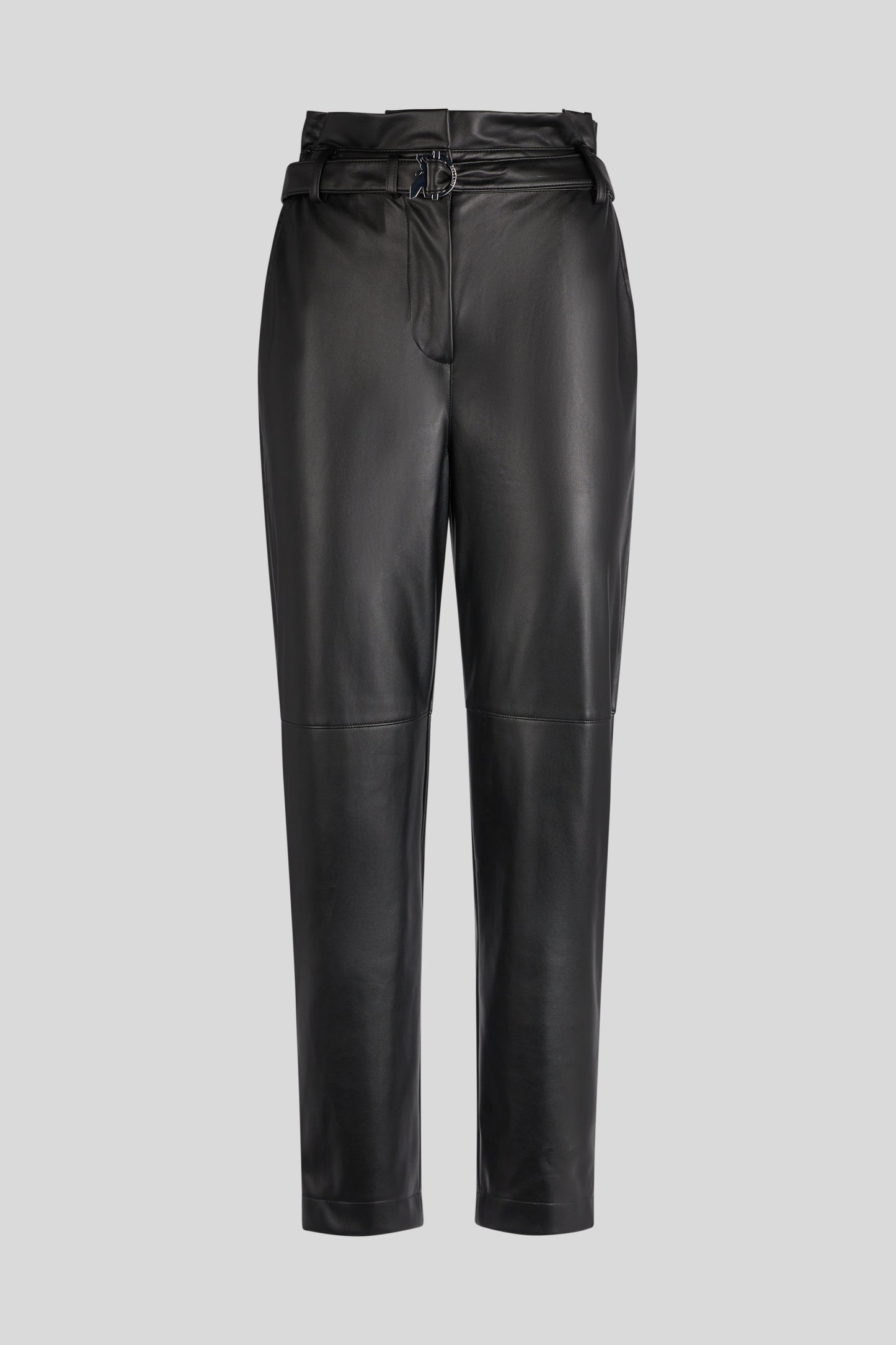 PATRIZIA PEPE Pantalone in Ecopelle Nero