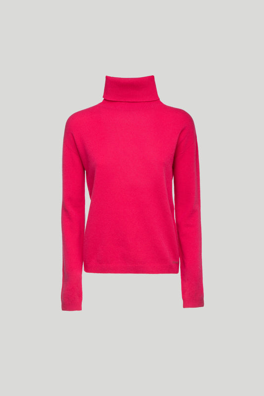 LIU JO Fuchsia turtleneck
