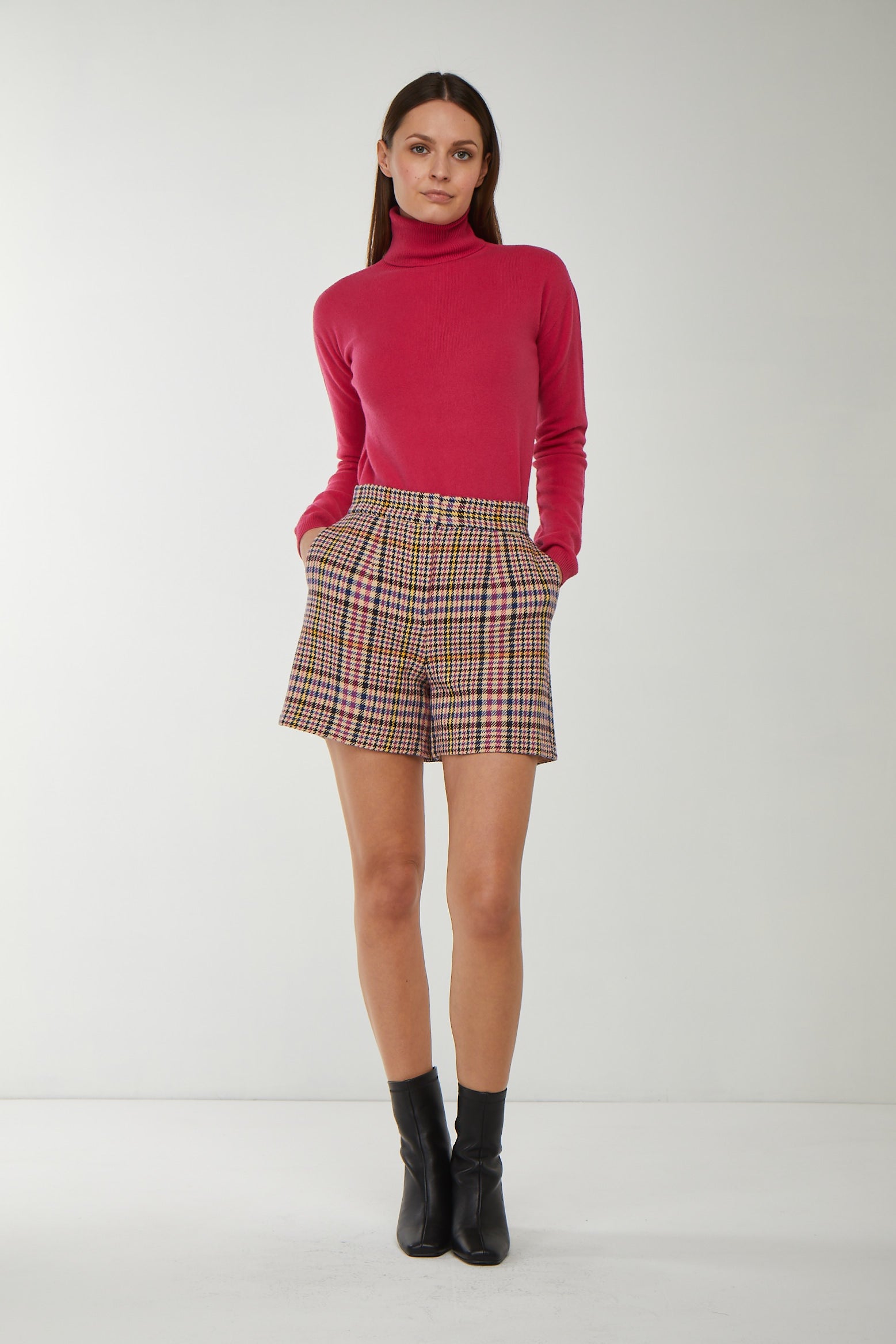 LIU JO Fuchsia turtleneck