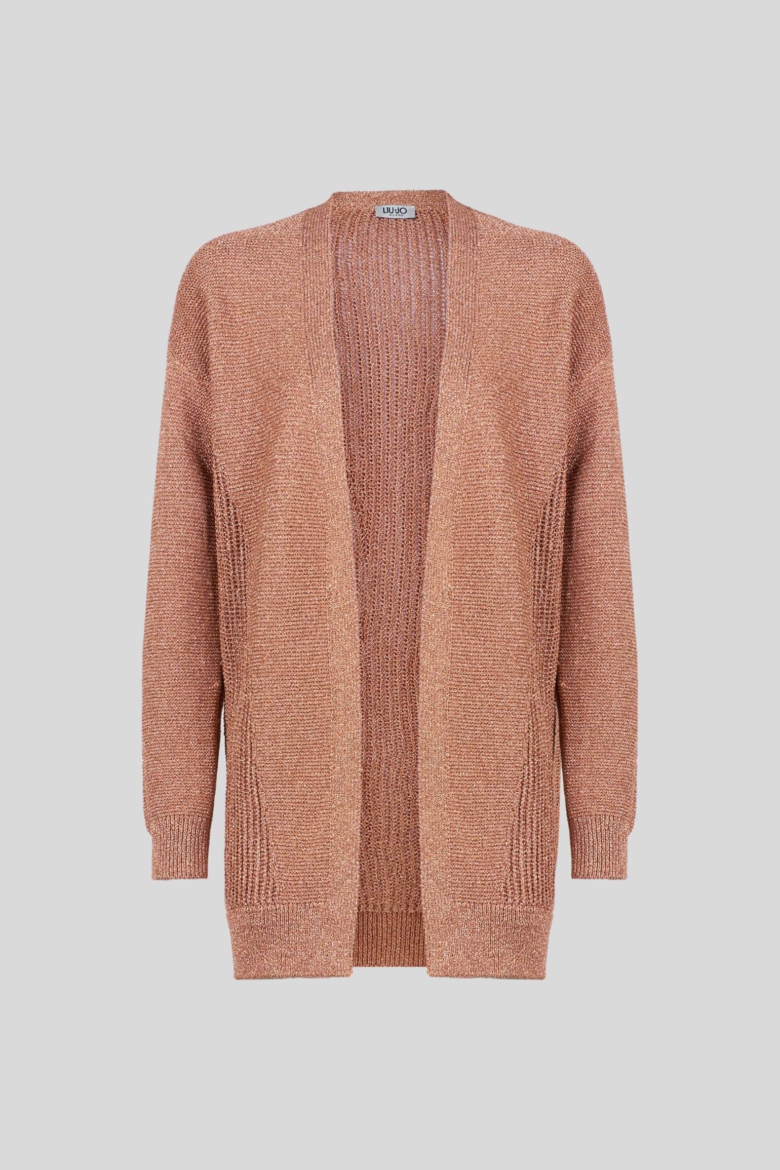 LIU JO Lurex Knit Cardigan