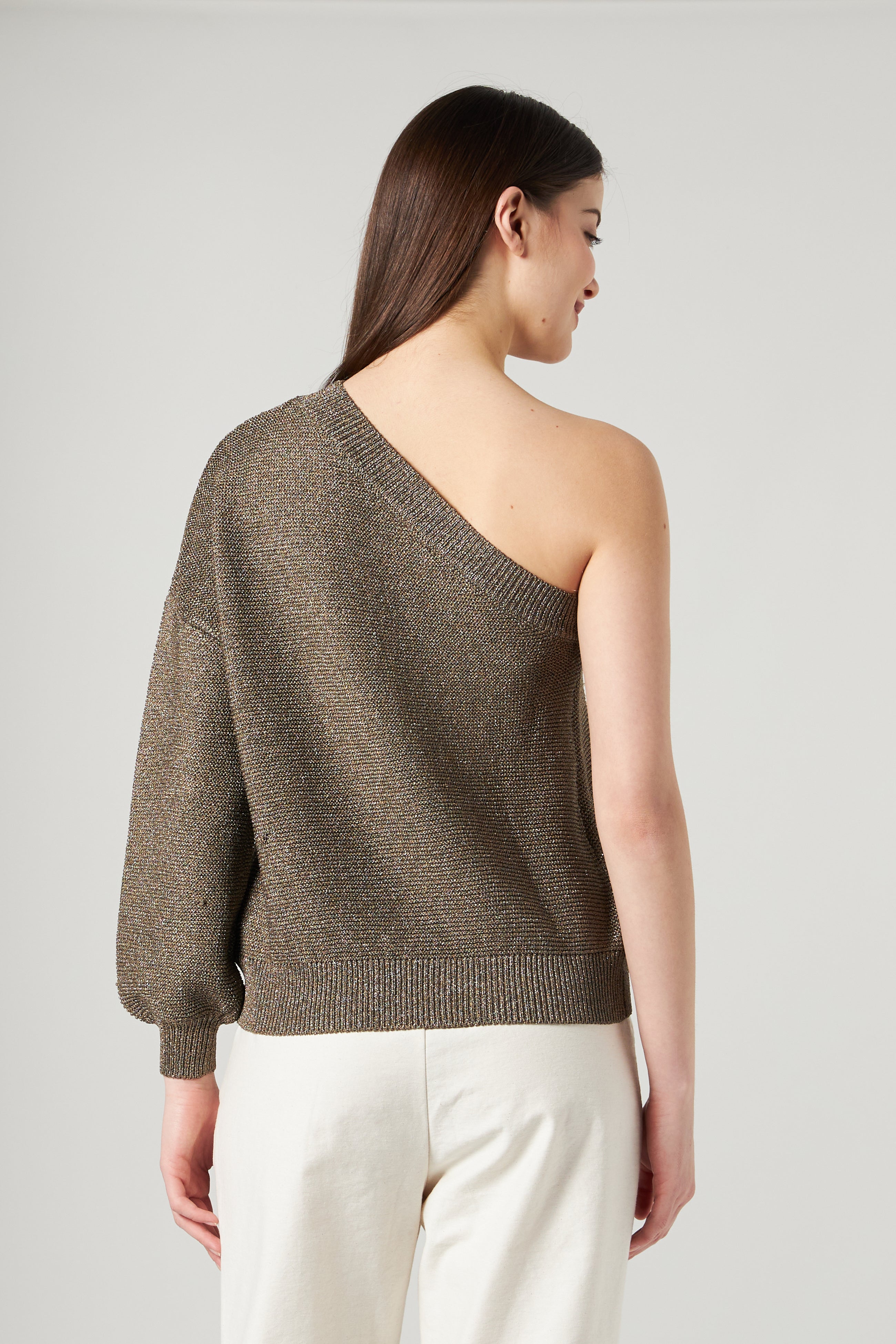 LIU JO Maglia Monospalla Lurex