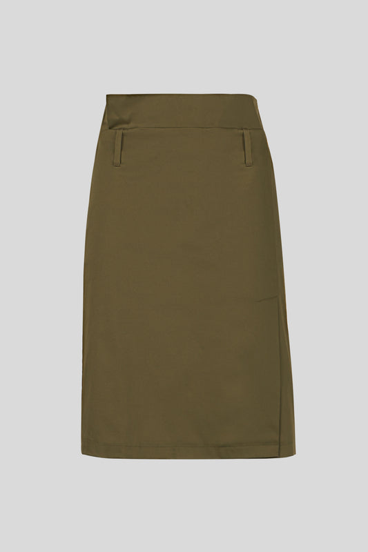 LIU JO Military Green Pencil Skirt