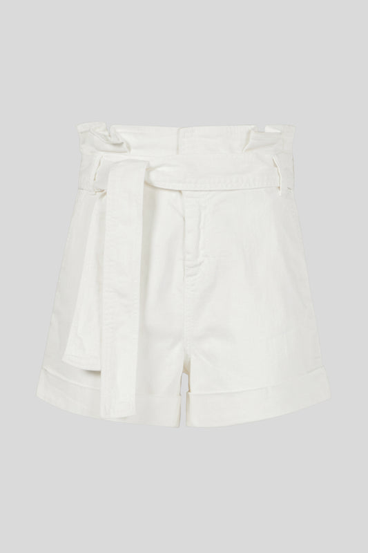 LIU JO White Denim Shorts