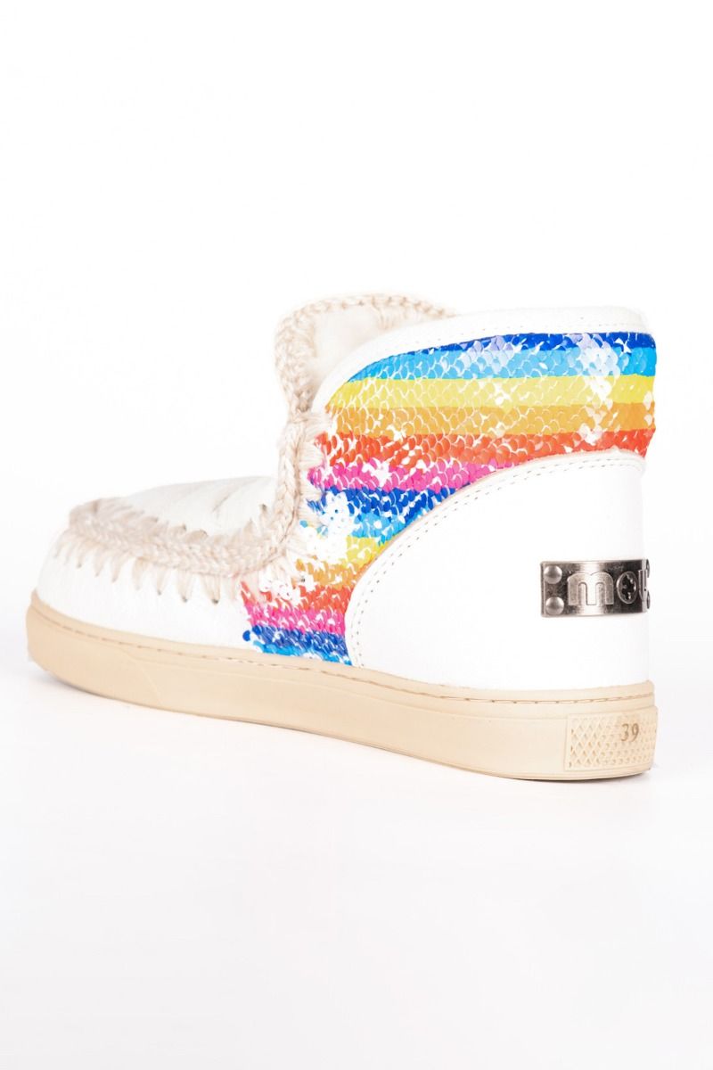 MOU Eskimo Sneakers Rainbow Bianche