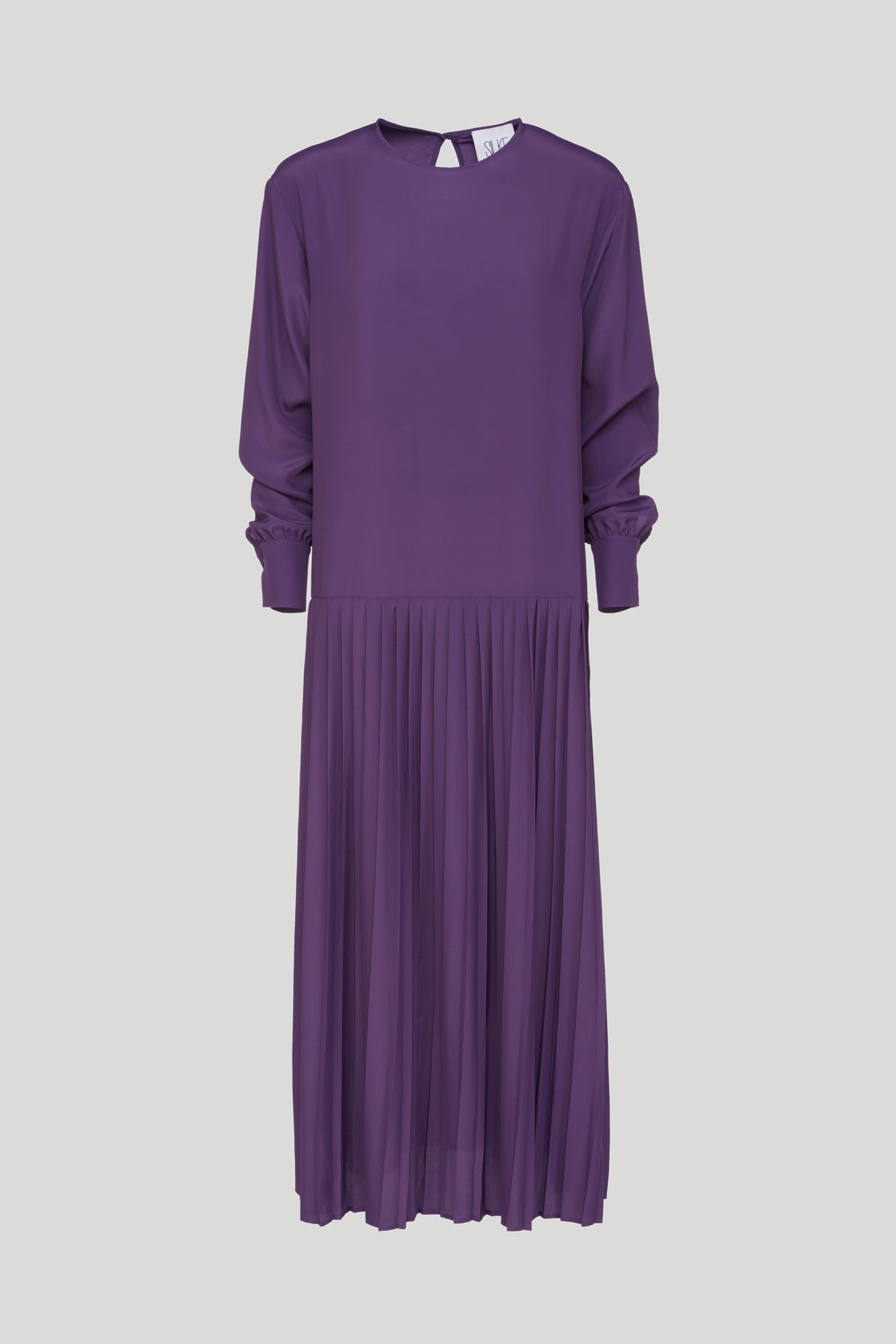 SILKE Dress with Purple Pleated Skirt