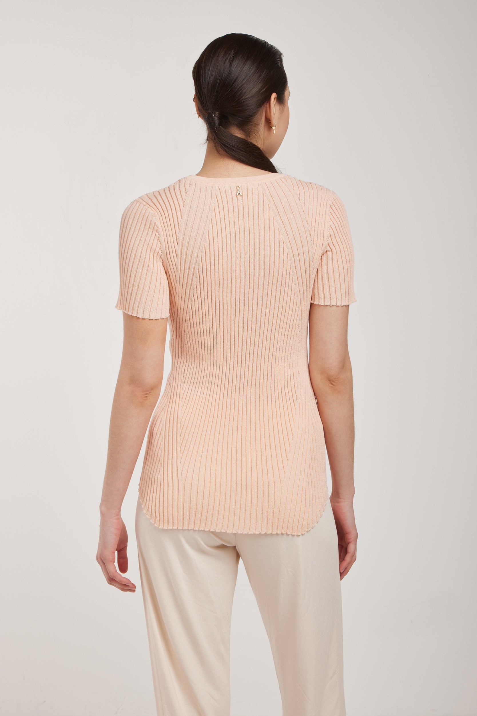 PATRIZIA PEPE T-Shirt in Maglia Rosa