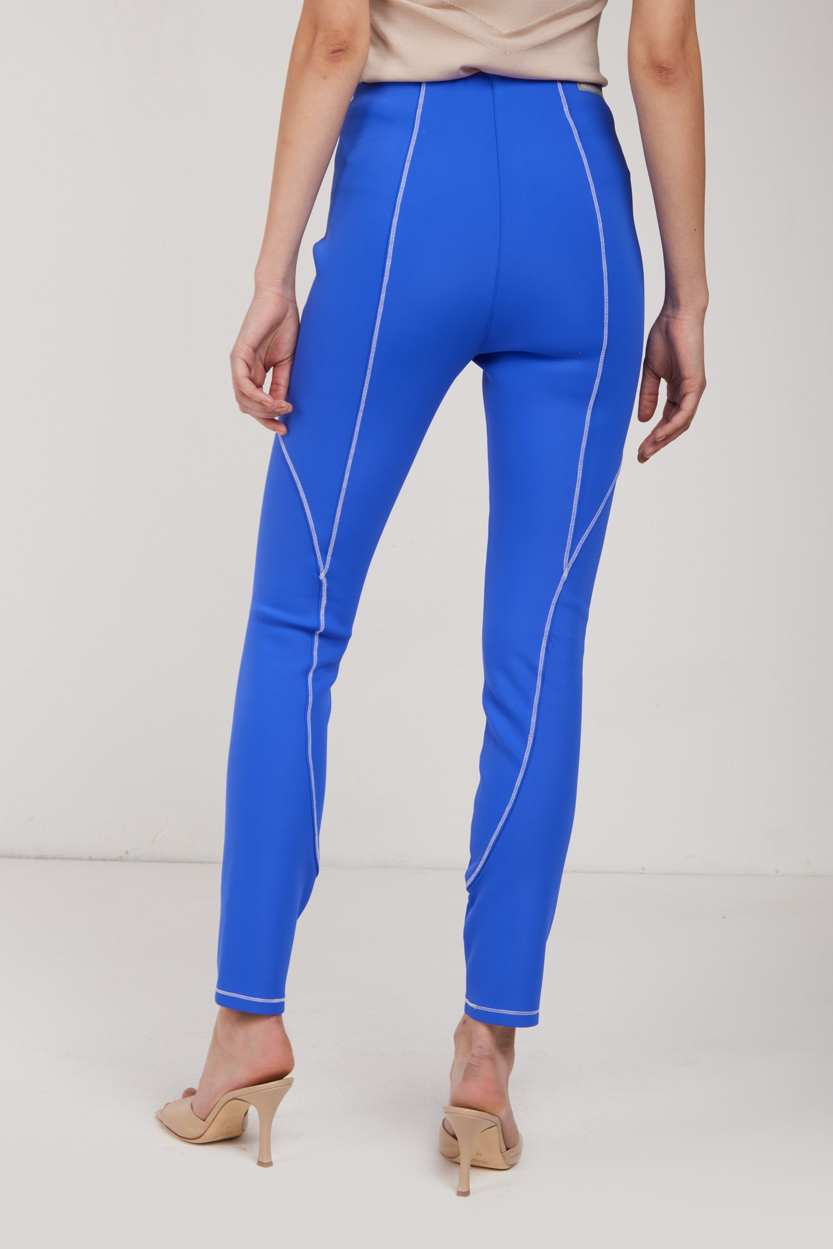 PATRIZIA PEPE Pantalone Tecnico Blu Elettrico