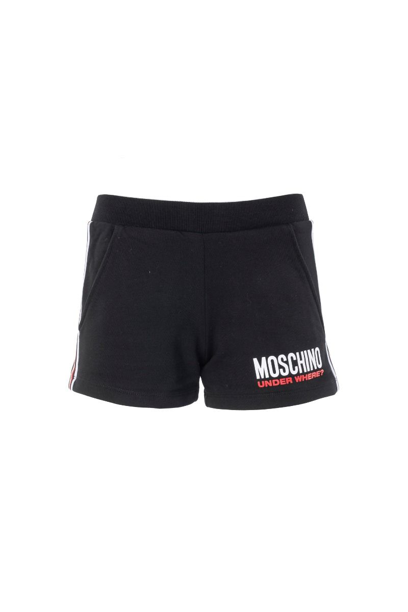 MOSCHINO Pantaloncini Neri Under Where