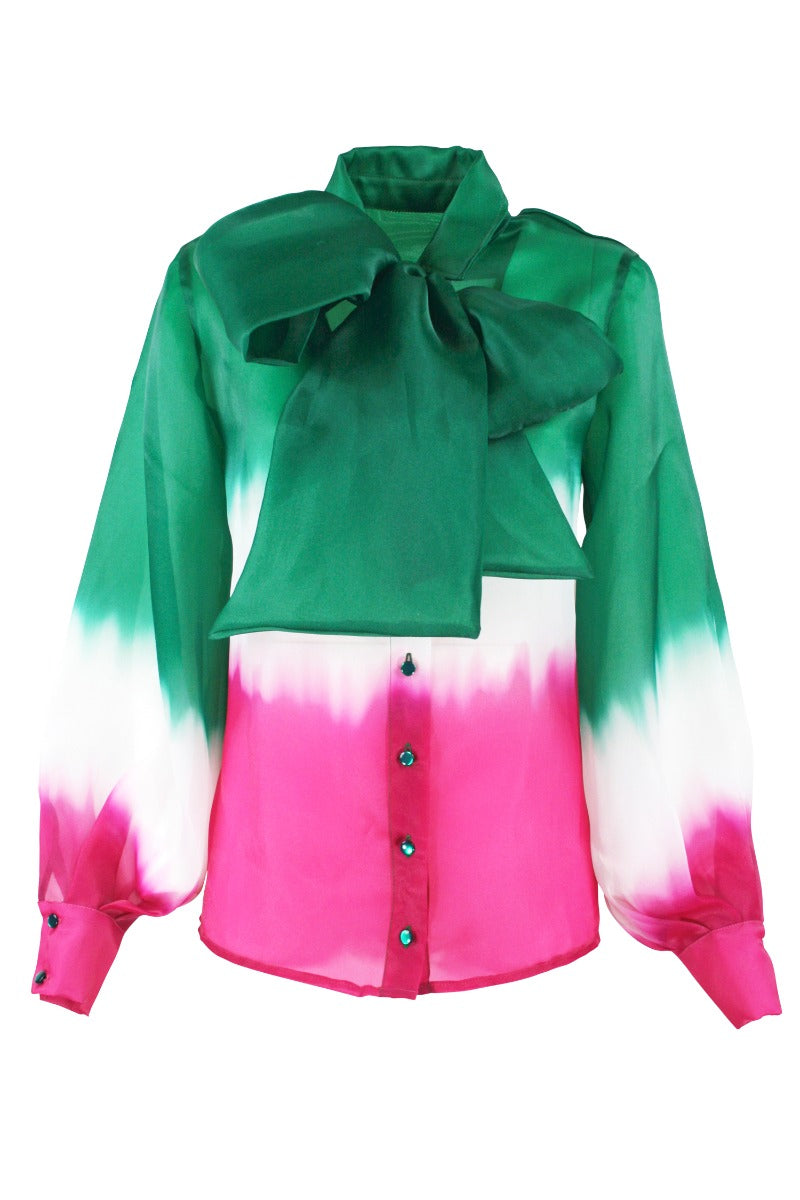 ULTRACHIC Camicia Tie-Dye Multicolor